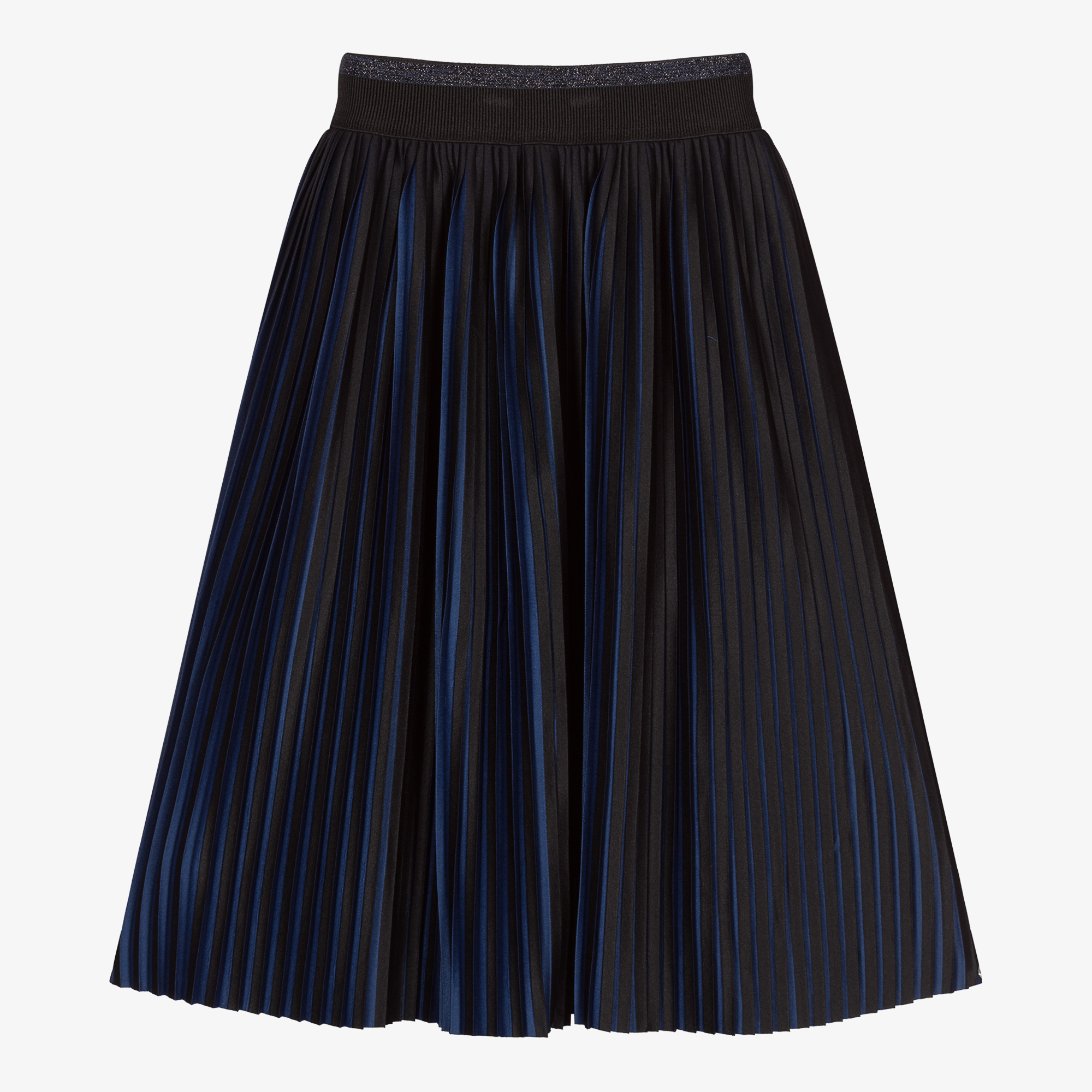 Lapin House - Blue Wool Blend Tweed Skirt | Childrensalon