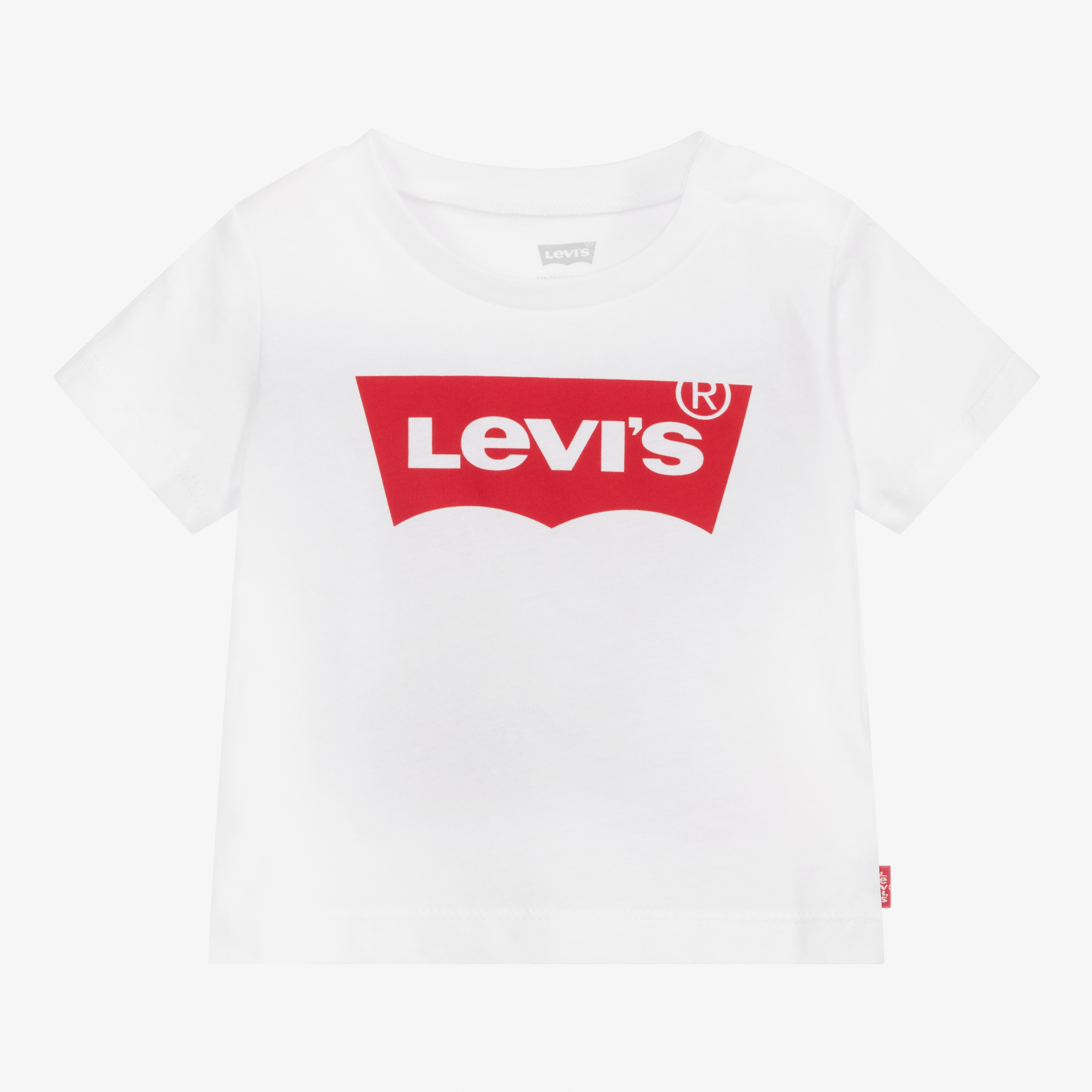 Levi s WeiBes Baumwoll T Shirt Childrensalon