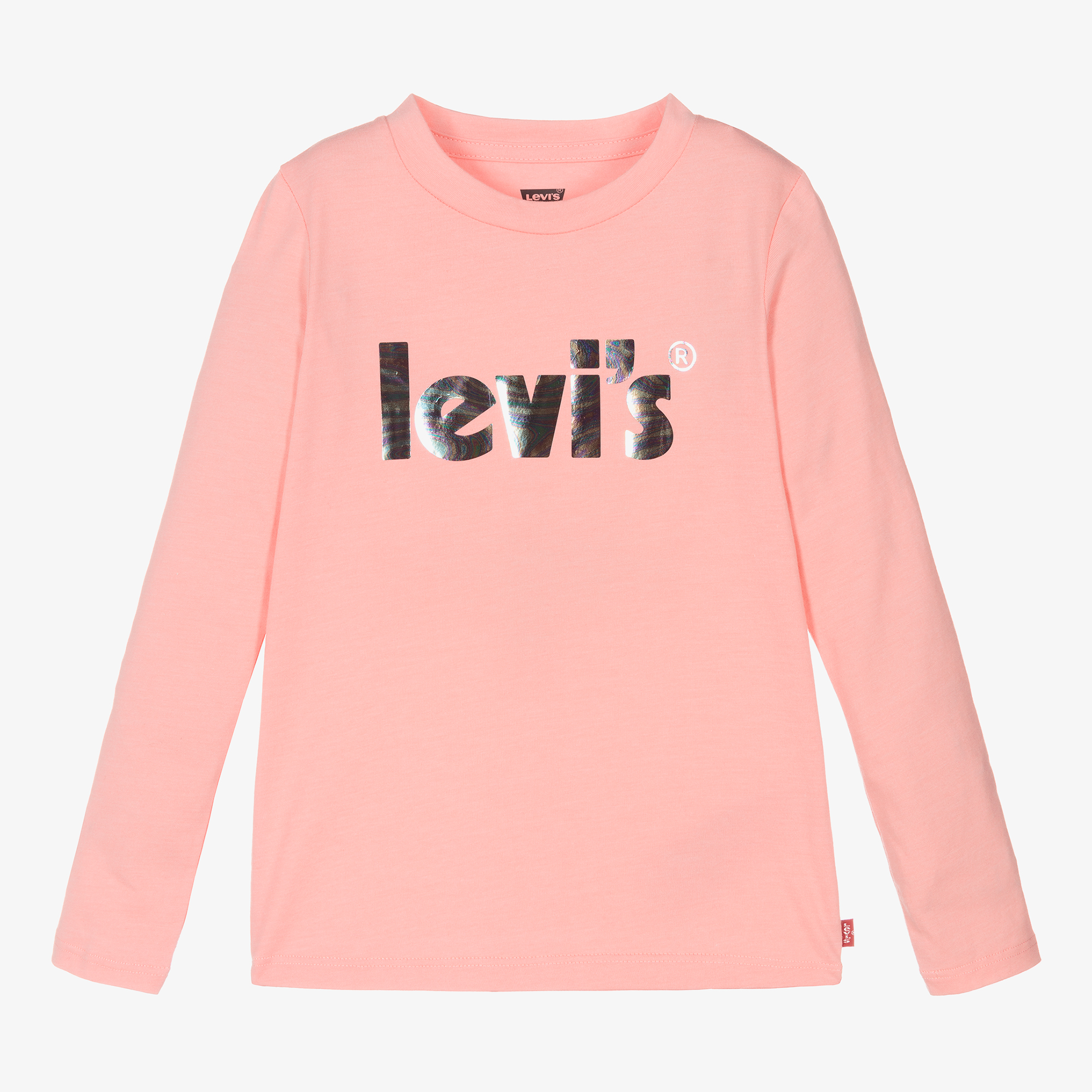 Levi's - Pink Rainbow Logo T-Shirt | Childrensalon