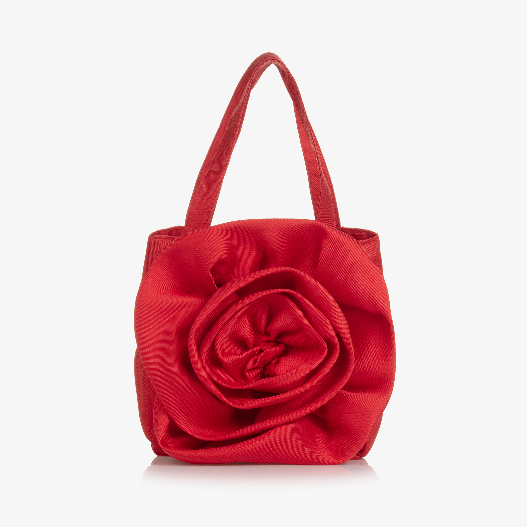 Red deals satin handbag