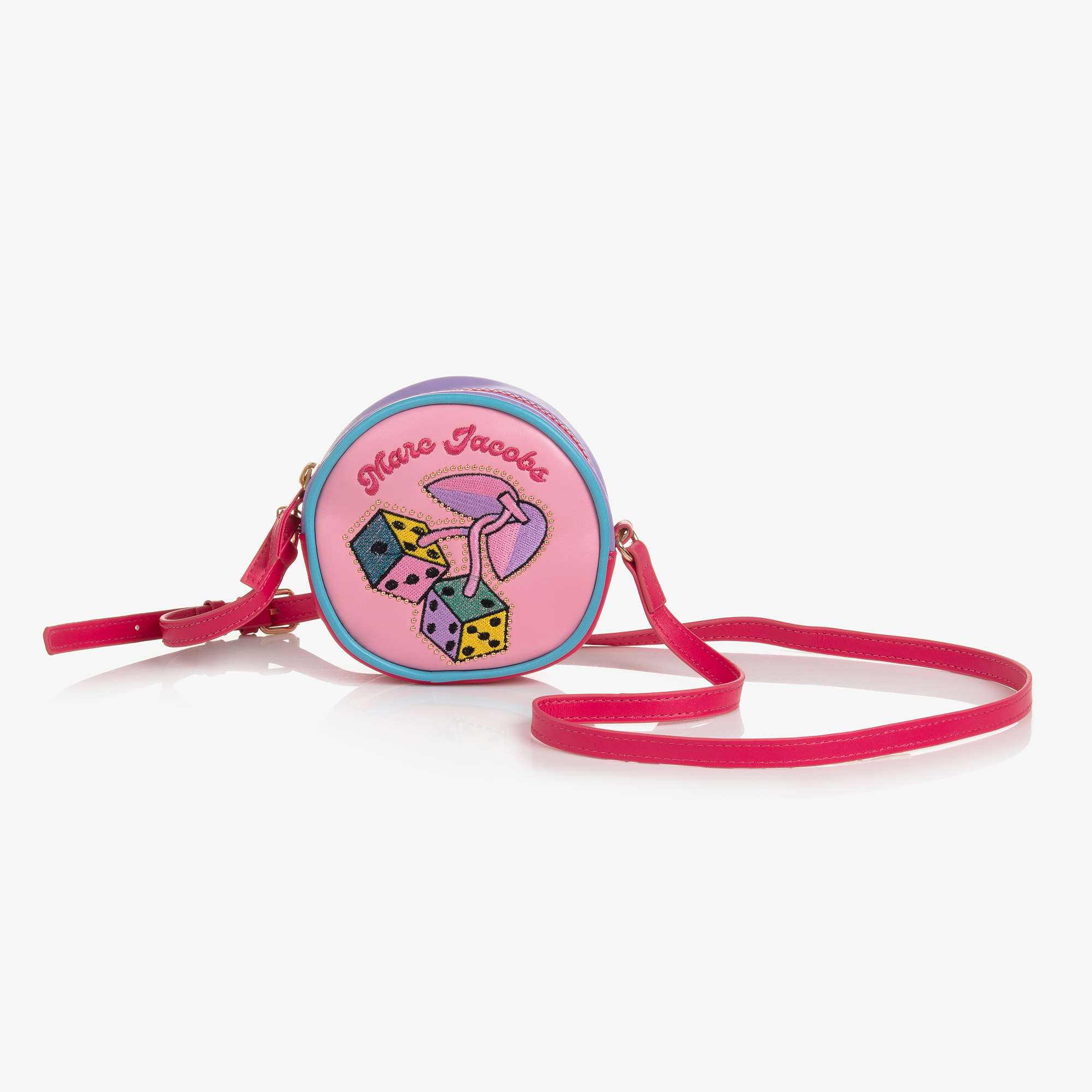 MARC JACOBS - Girls Pink Diamanté Backpack (40cm) | Childrensalon