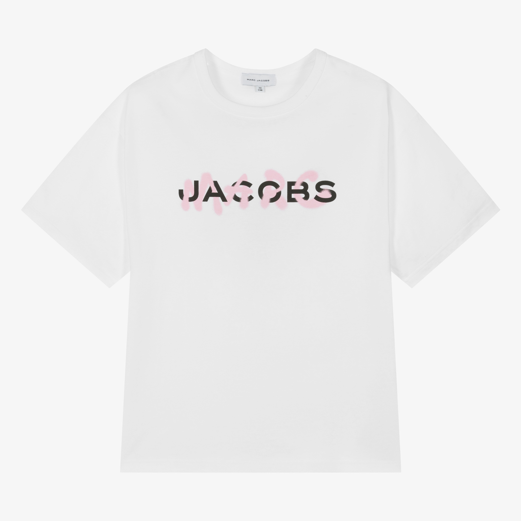 MARC JACOBS Teen Girls White Organic Cotton T-Shirt