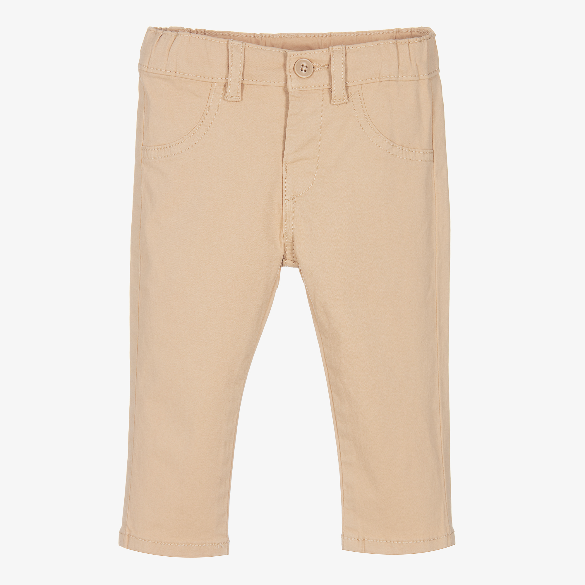 Mayoral - Beige Linen Trousers | Childrensalon