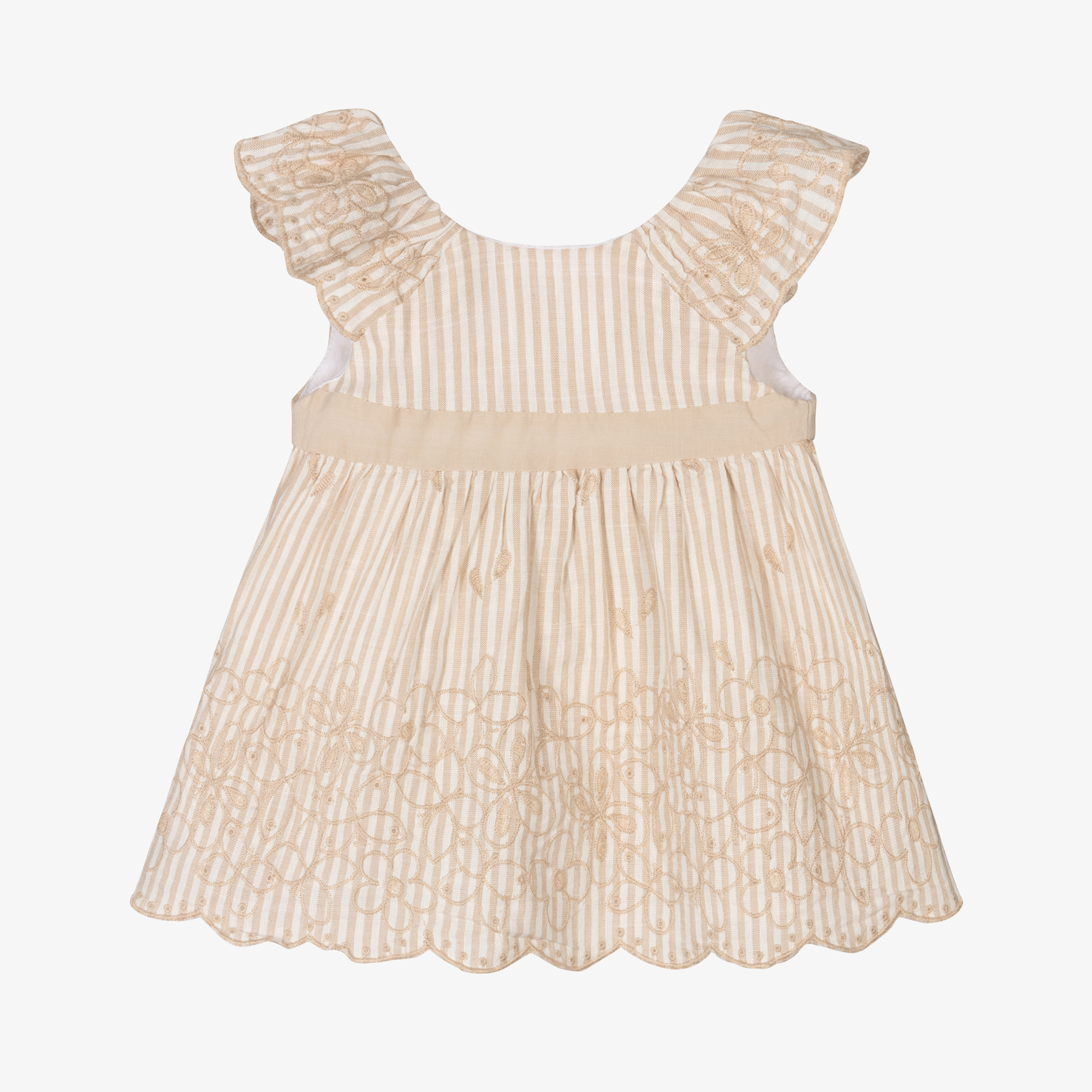 Mayoral - Striped Cotton Jersey Dress | Childrensalon