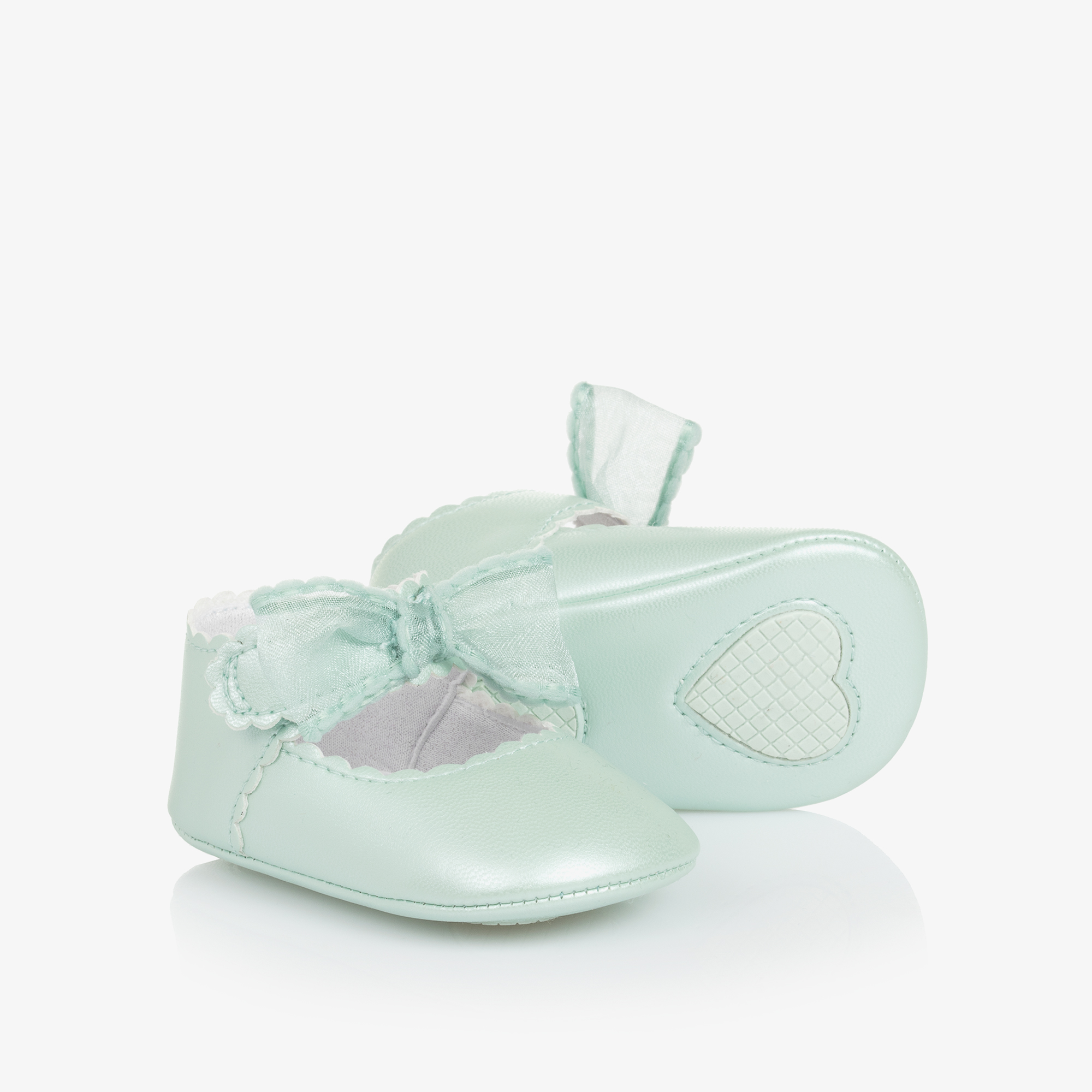 Green store infant shoes