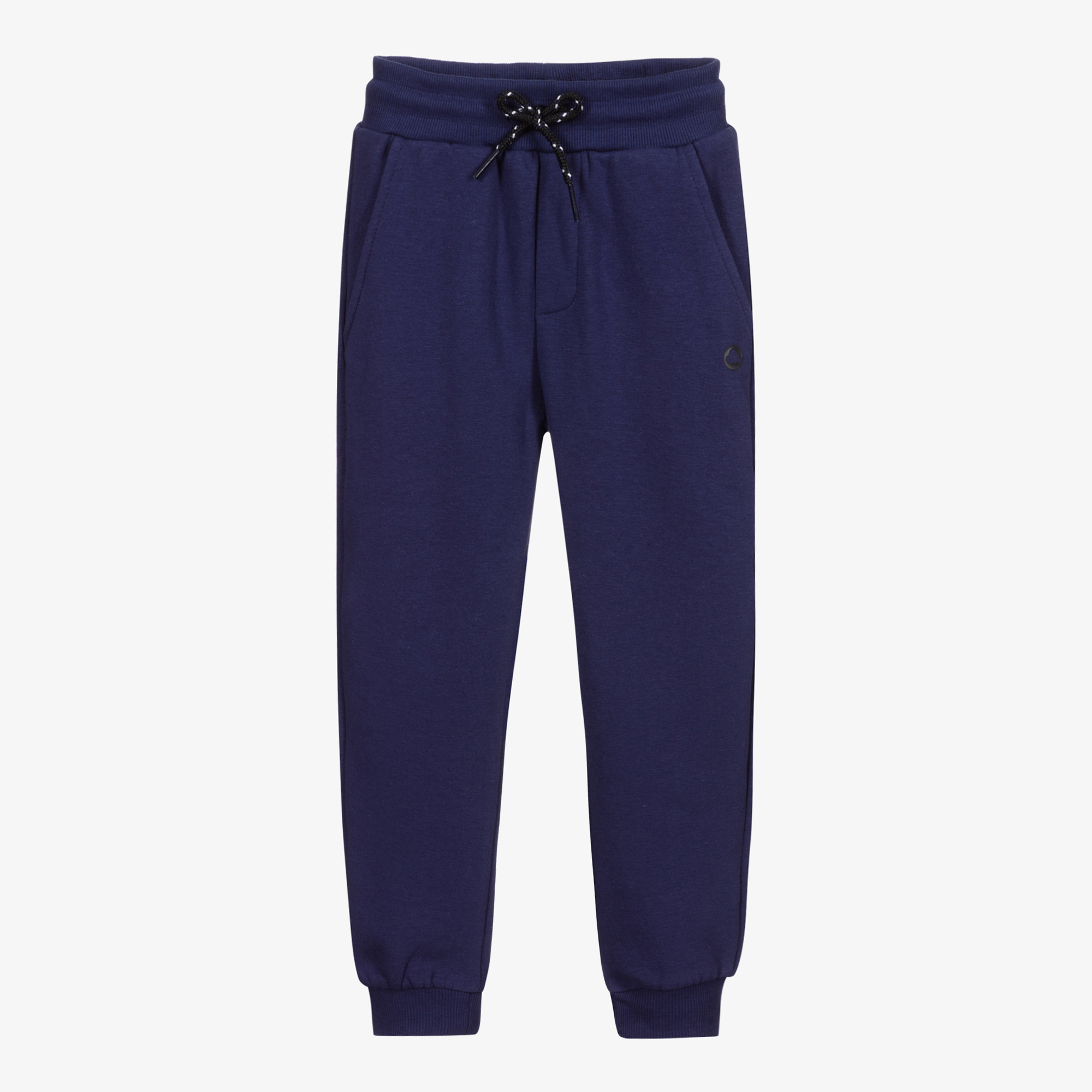 Frugi - Boys Navy Blue Cotton Joggers | Childrensalon