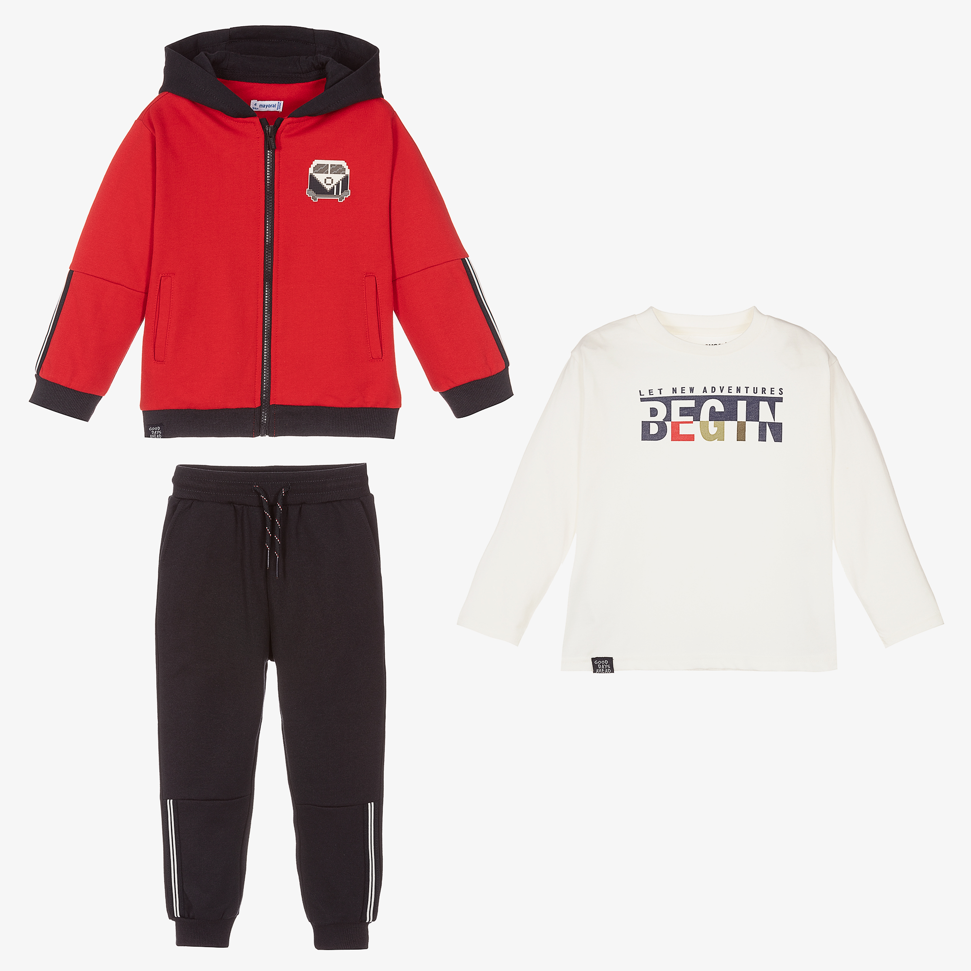 Mayoral - Boys Blue 3 Piece Tracksuit | Childrensalon