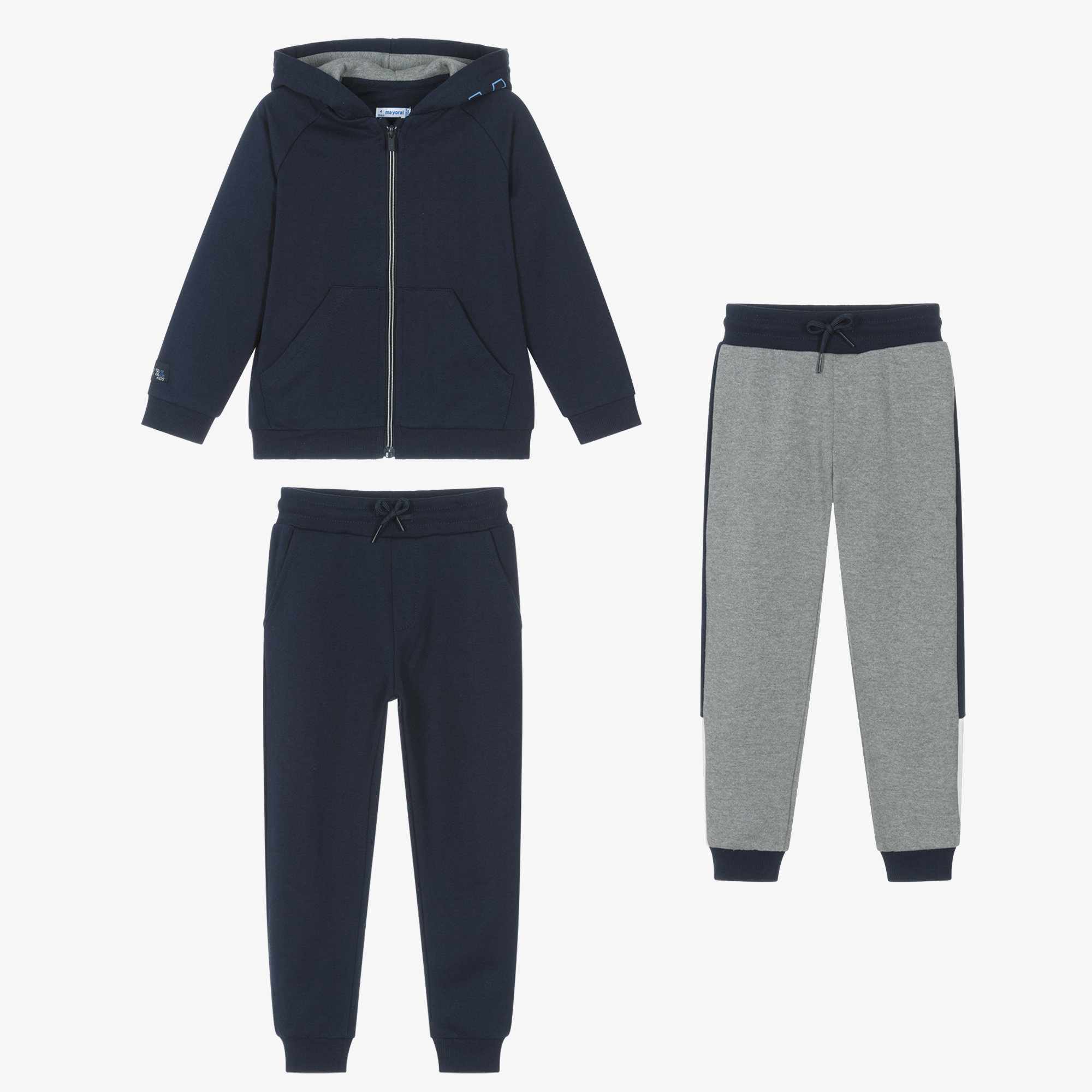 Mayoral - Blue, Green & Grey Tracksuit | Childrensalon