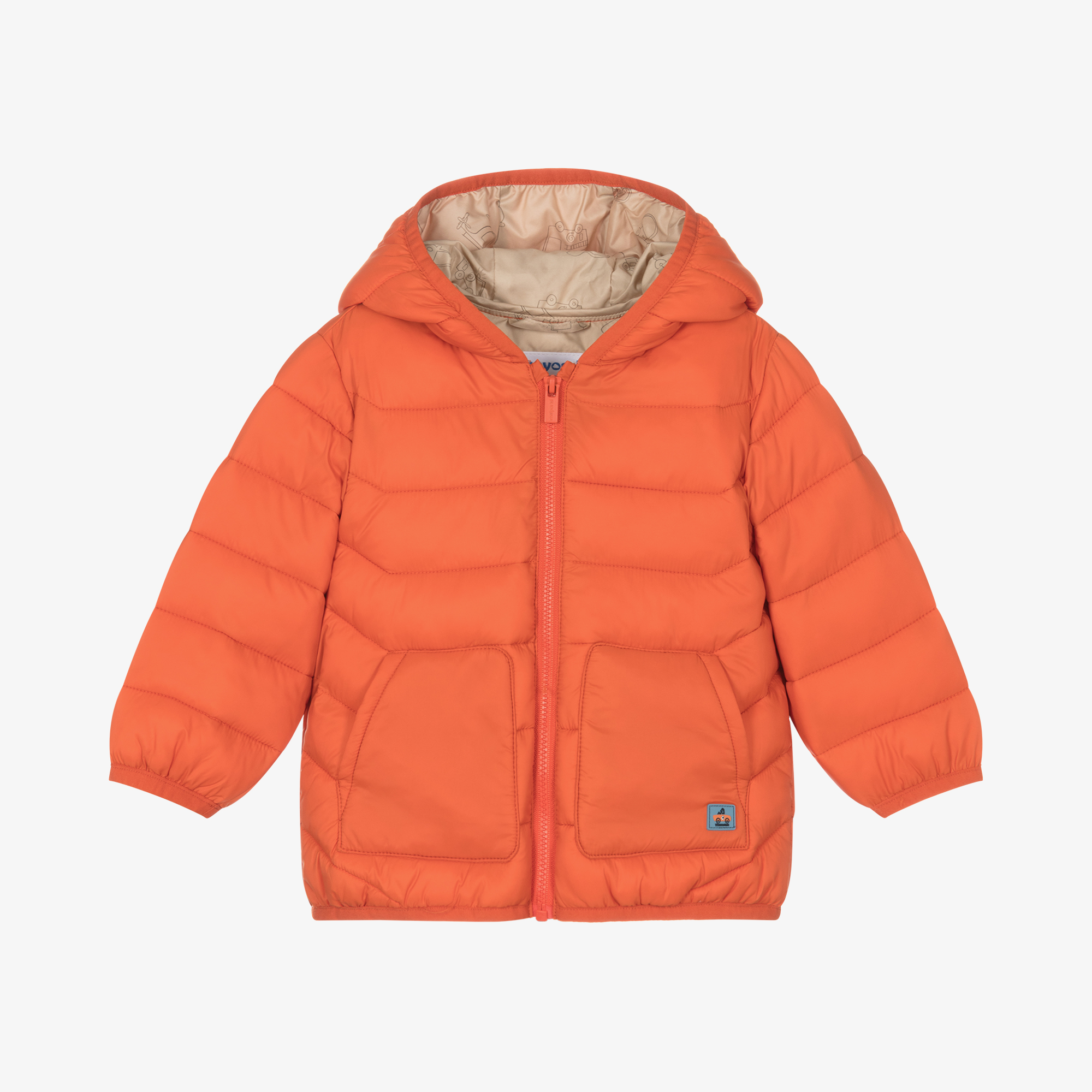 Mayoral Boys Orange Puffer Jacket