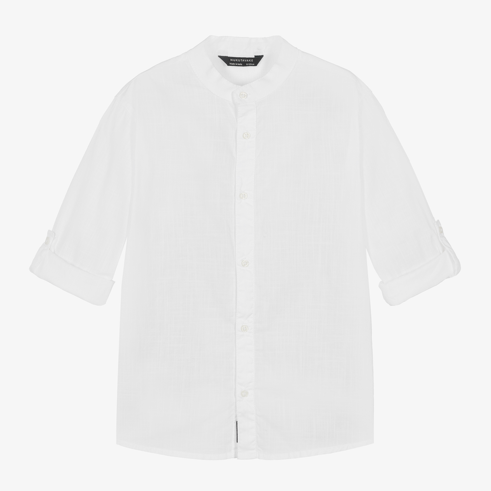 Mayoral - Boys White Cotton Shirt | Childrensalon