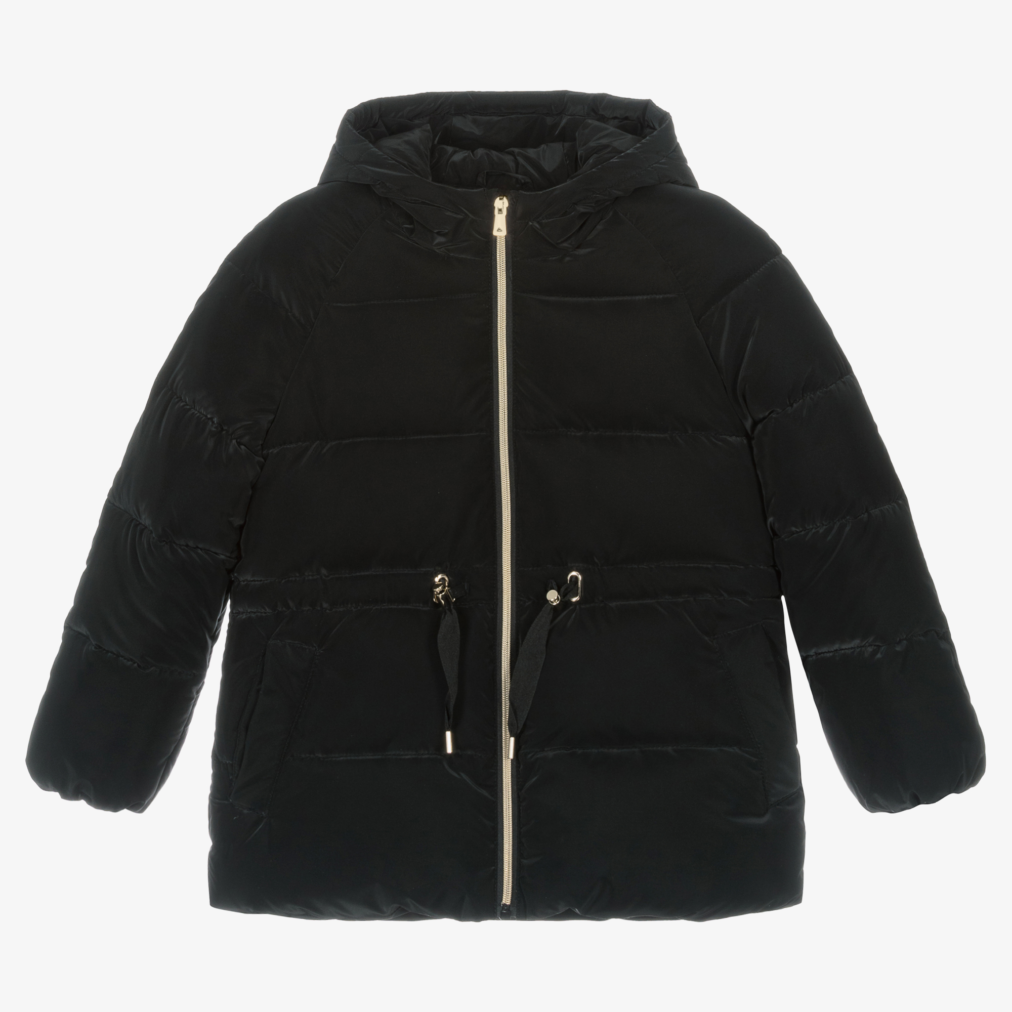 Mayoral - Girls Black Puffer Coat | Childrensalon