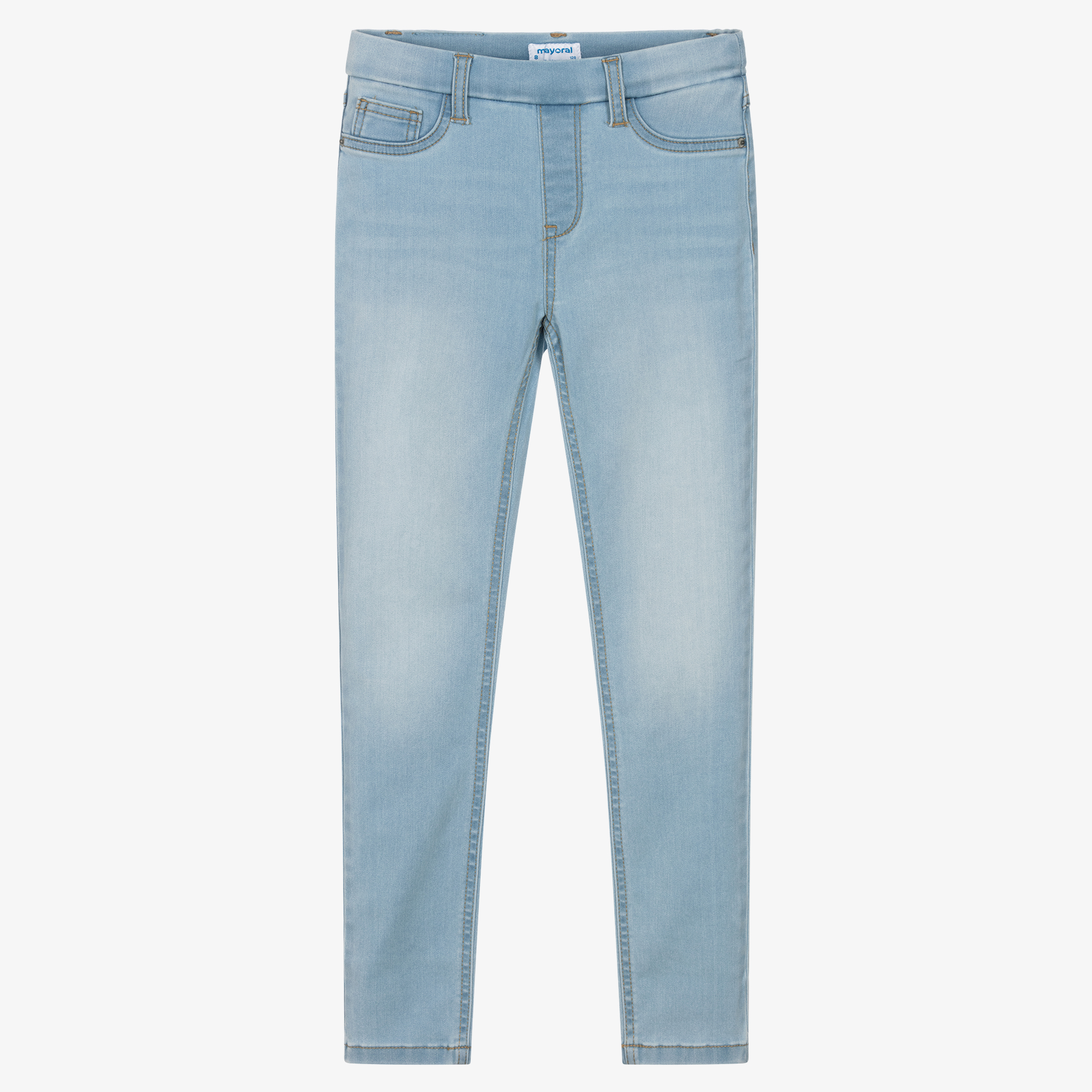 Mayoral - Boys Blue Slim Fit Cotton Denim Jeans | Childrensalon