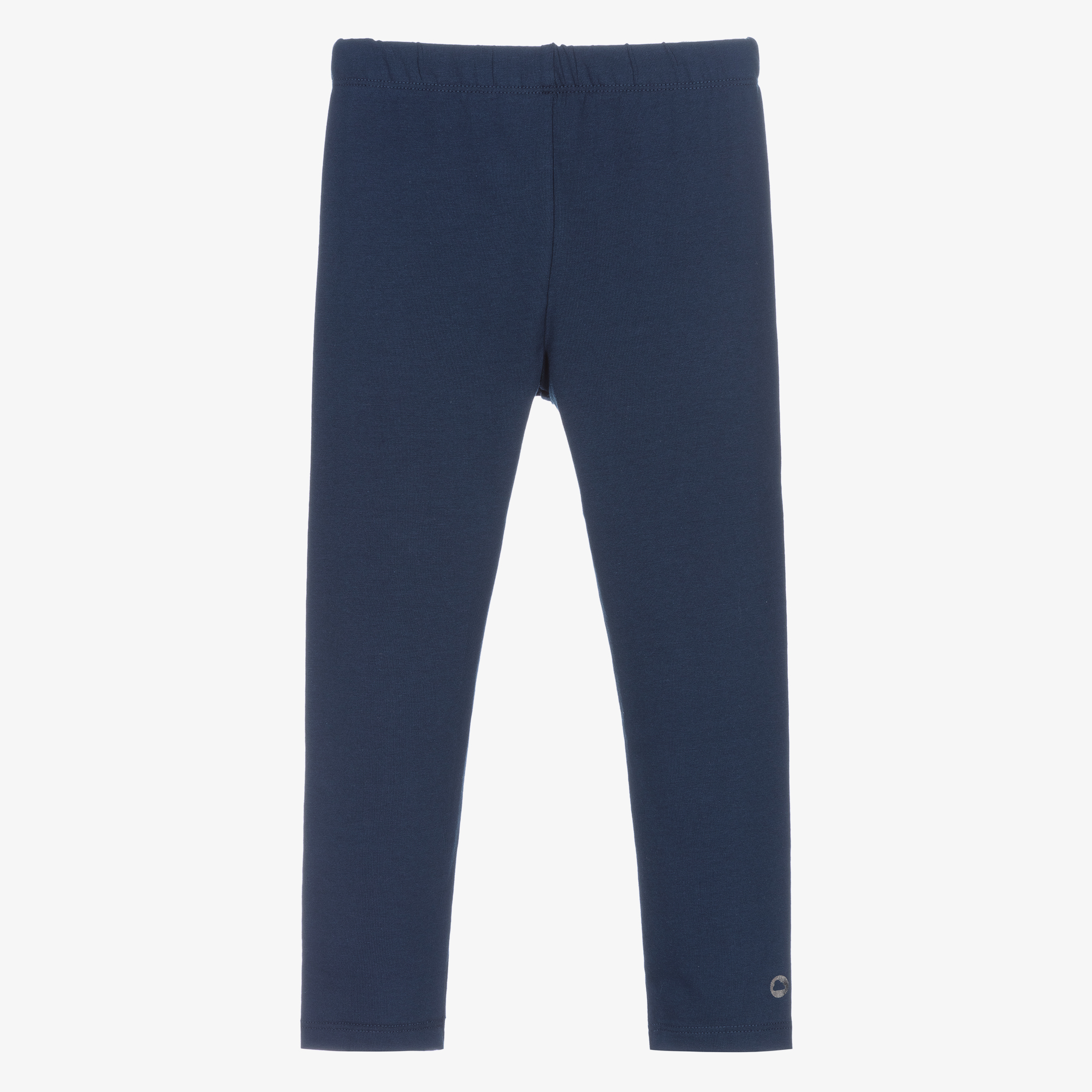 Mayoral - Girls Navy Blue Cotton Jersey Leggings