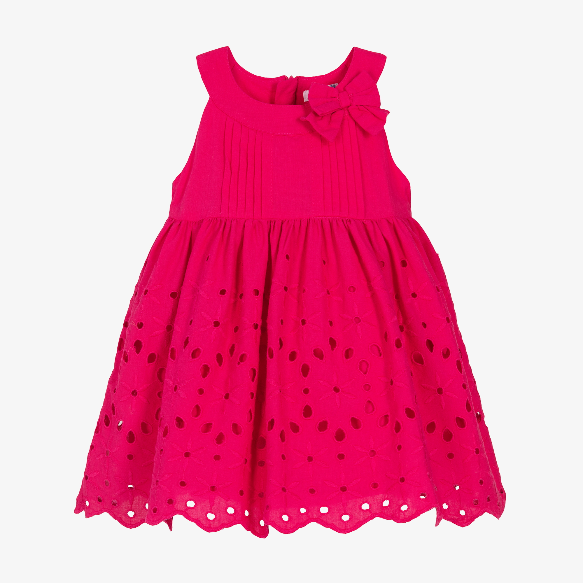 Mayoral - Girls Pink Satin Dress | Childrensalon