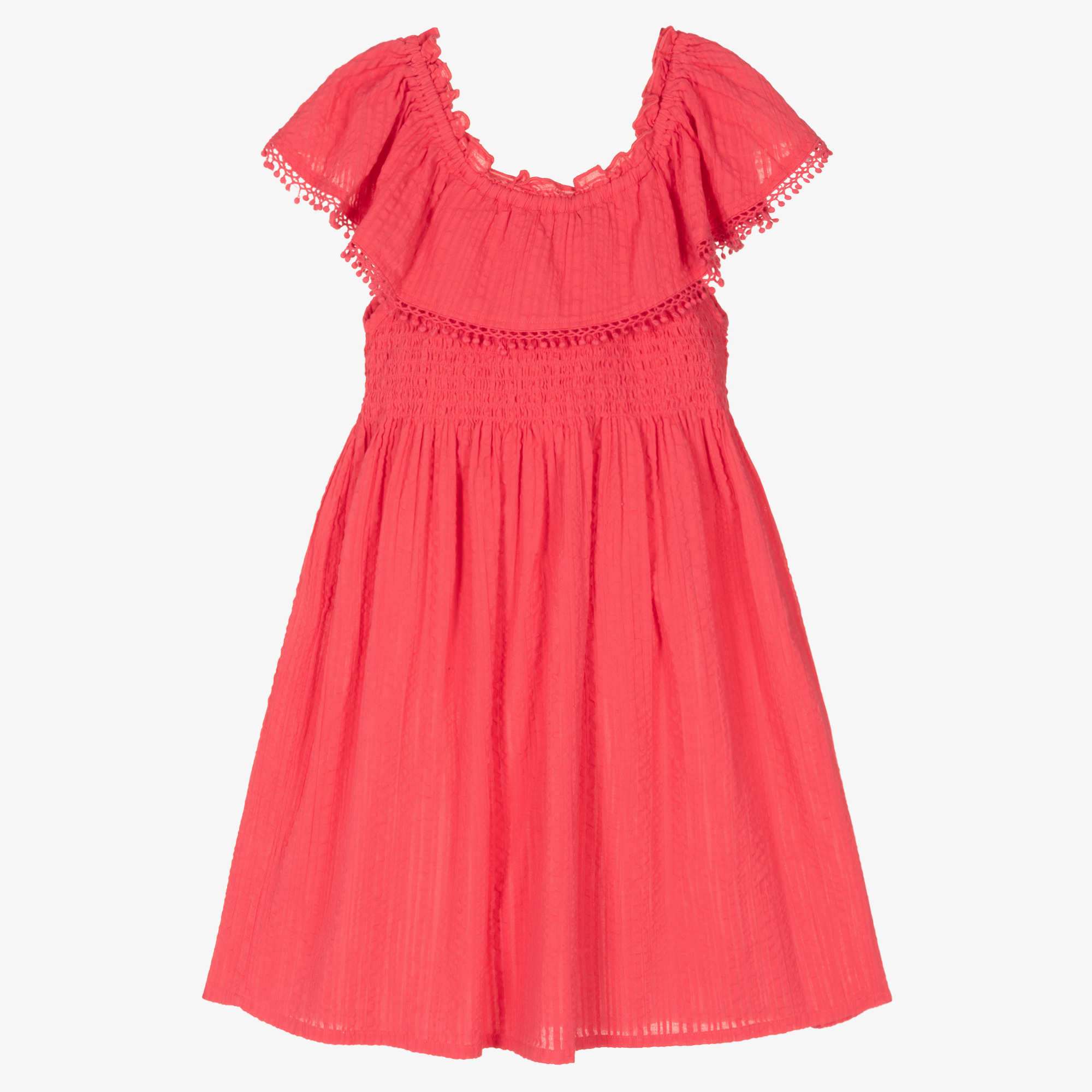 Mayoral - Pink Cotton Jersey Dress | Childrensalon