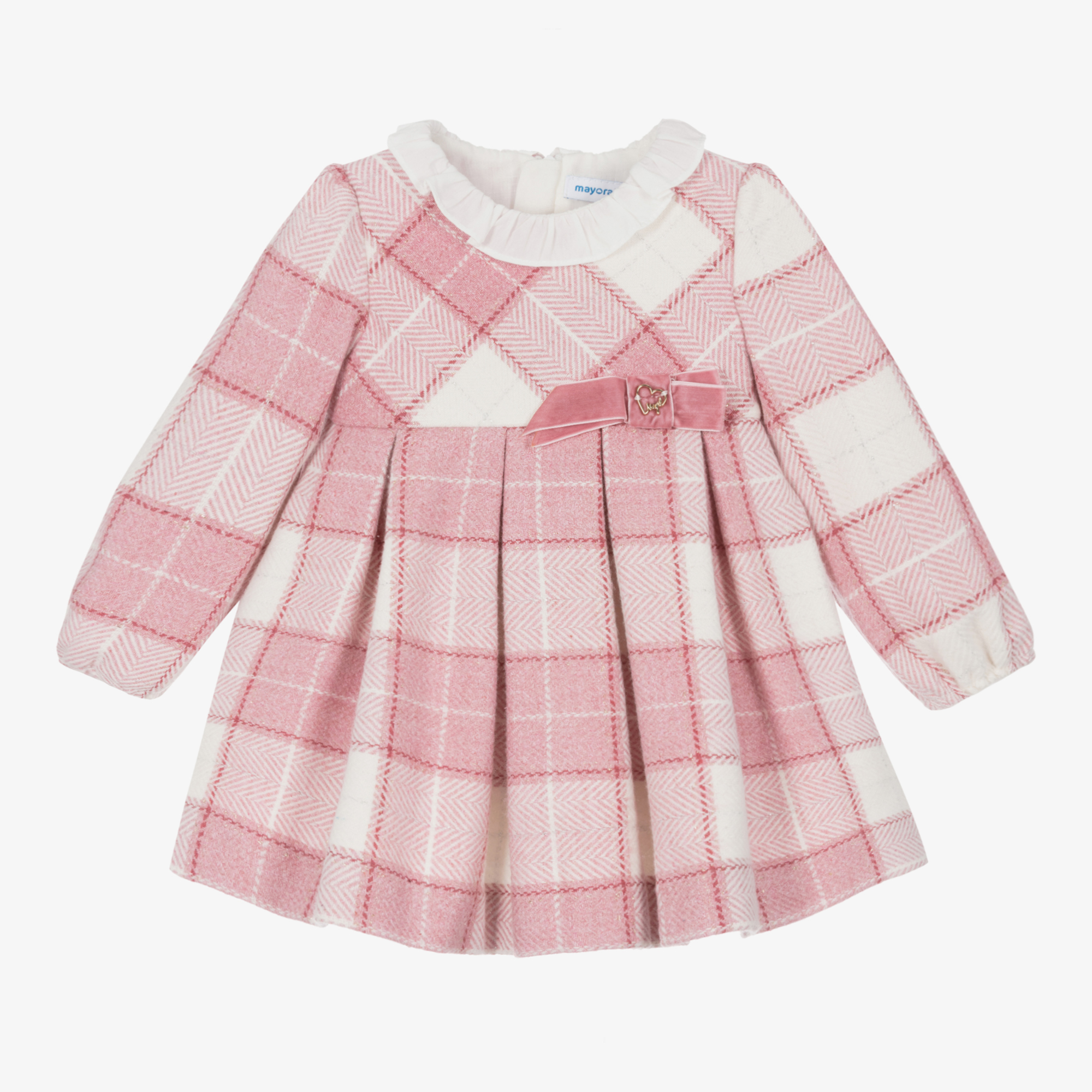 Mayoral - Girls Pink Corduroy Dress | Childrensalon