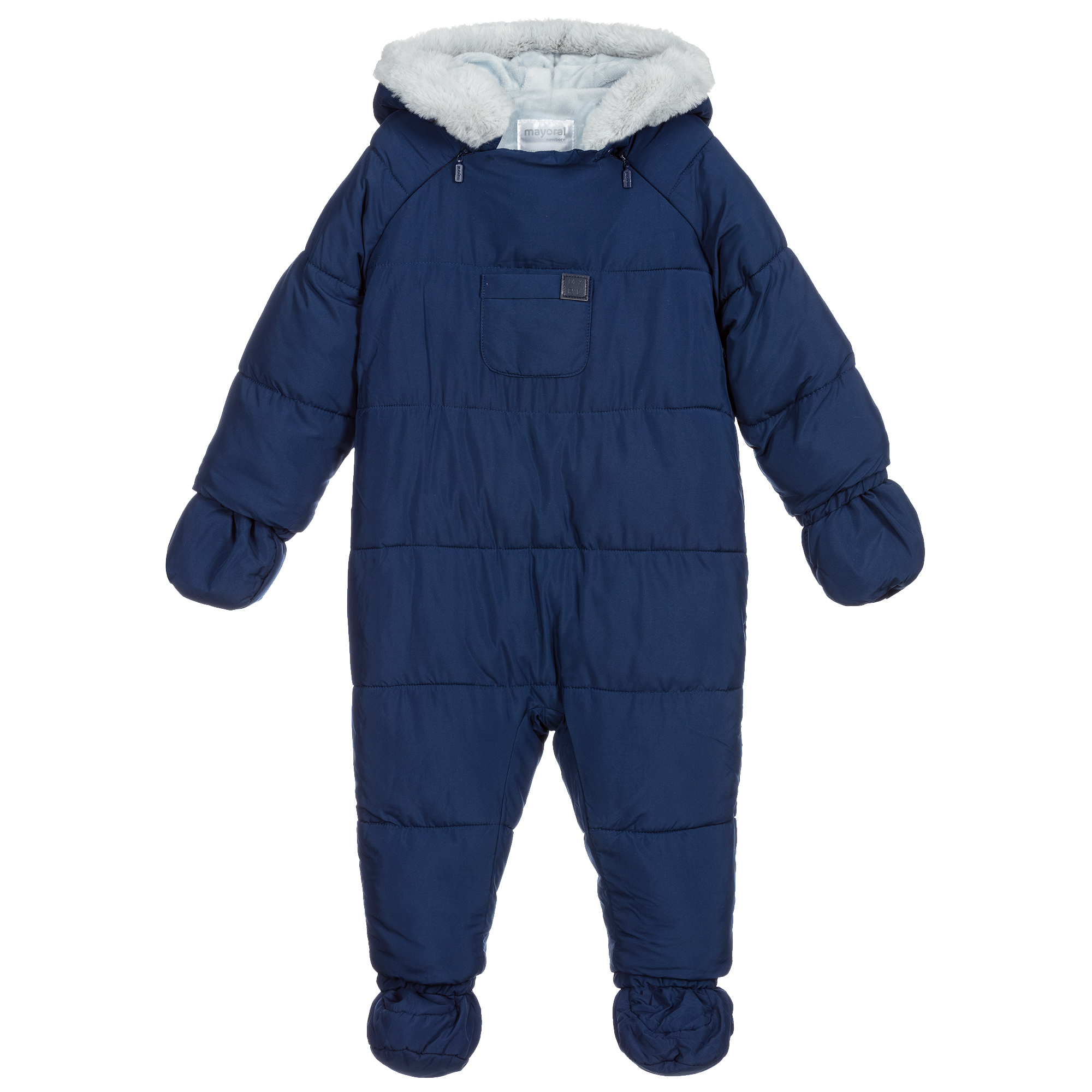 Absorba - Navy Blue Baby Snowsuit | Childrensalon