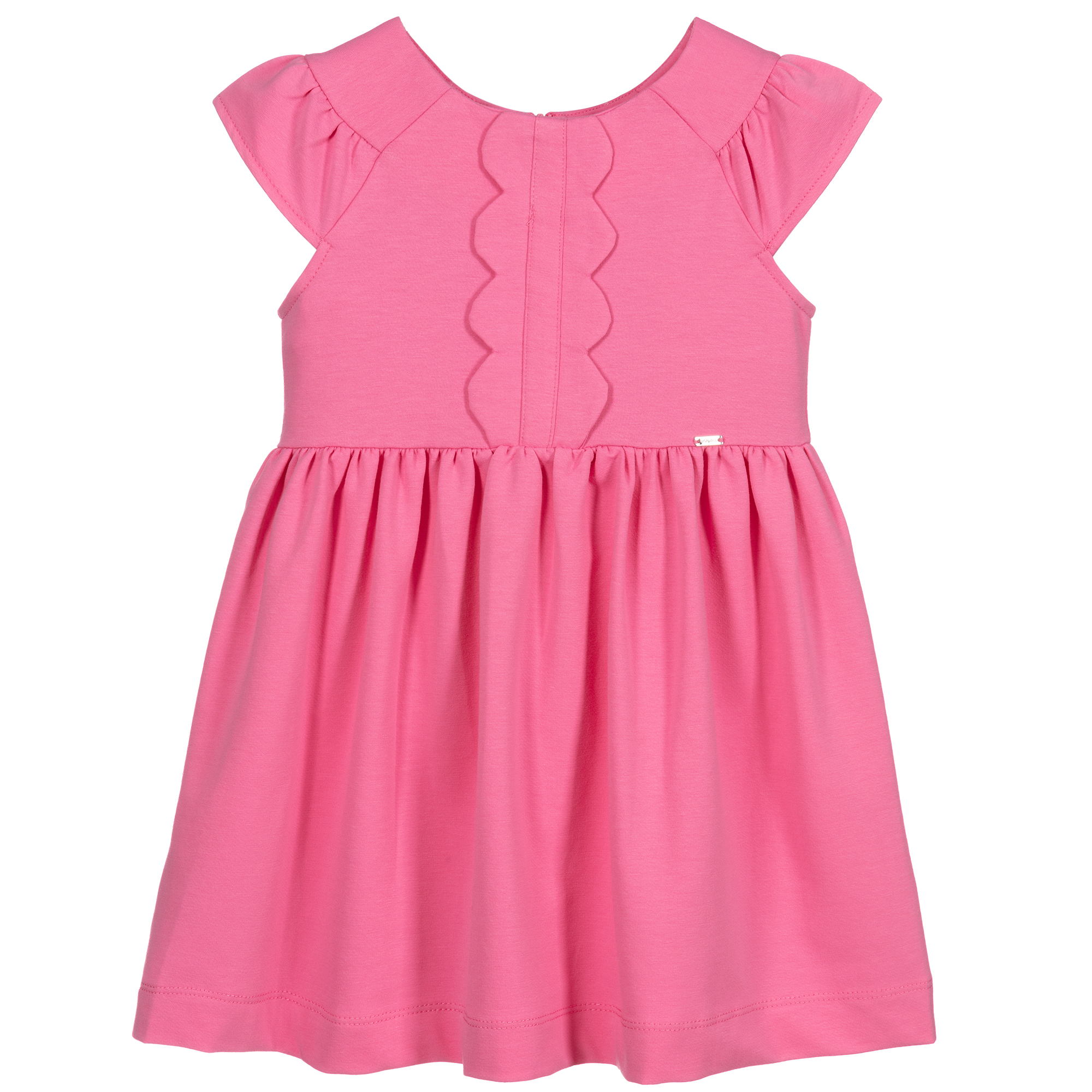 Mayoral - Girls Pink Pleated Dress | Childrensalon