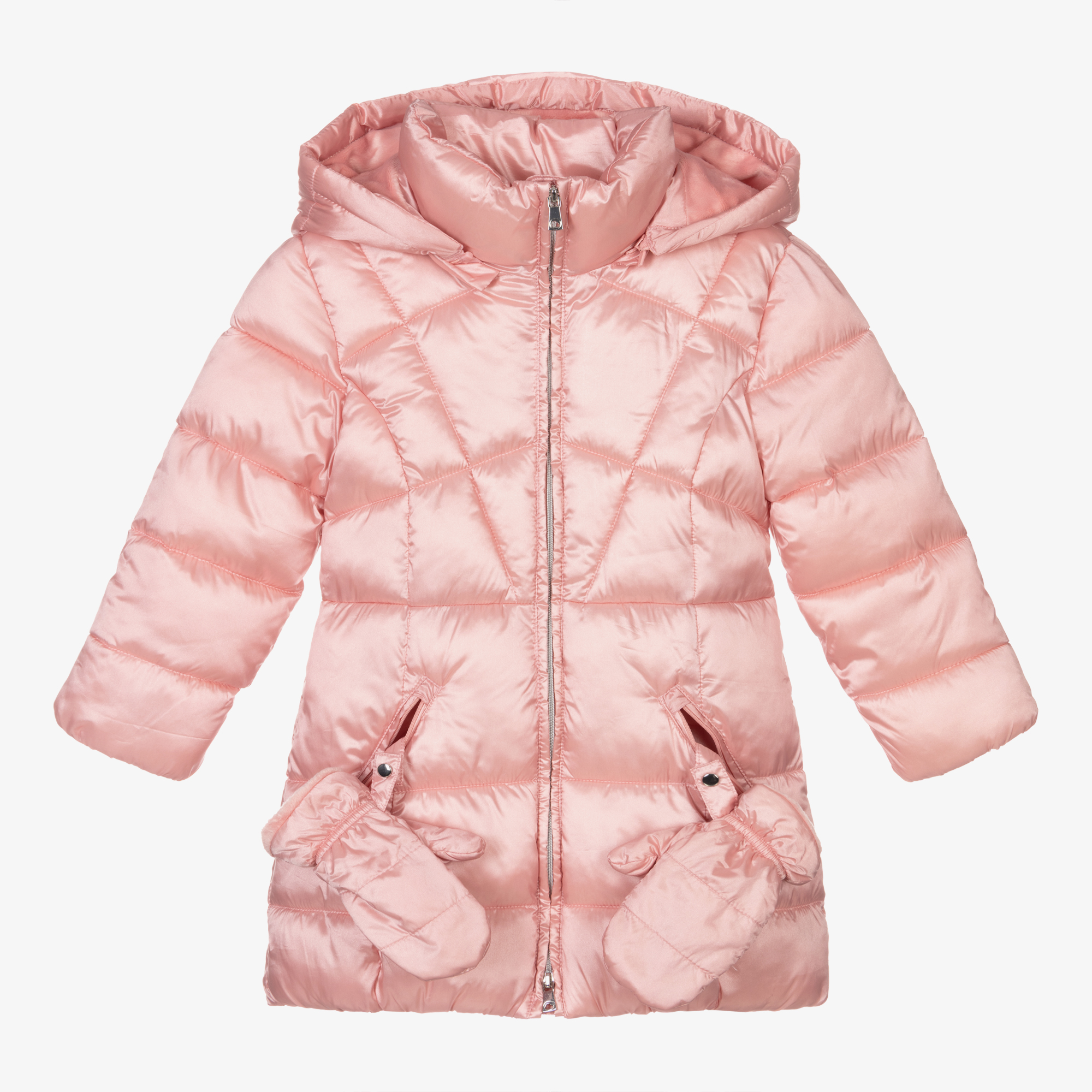light pink bubble coat