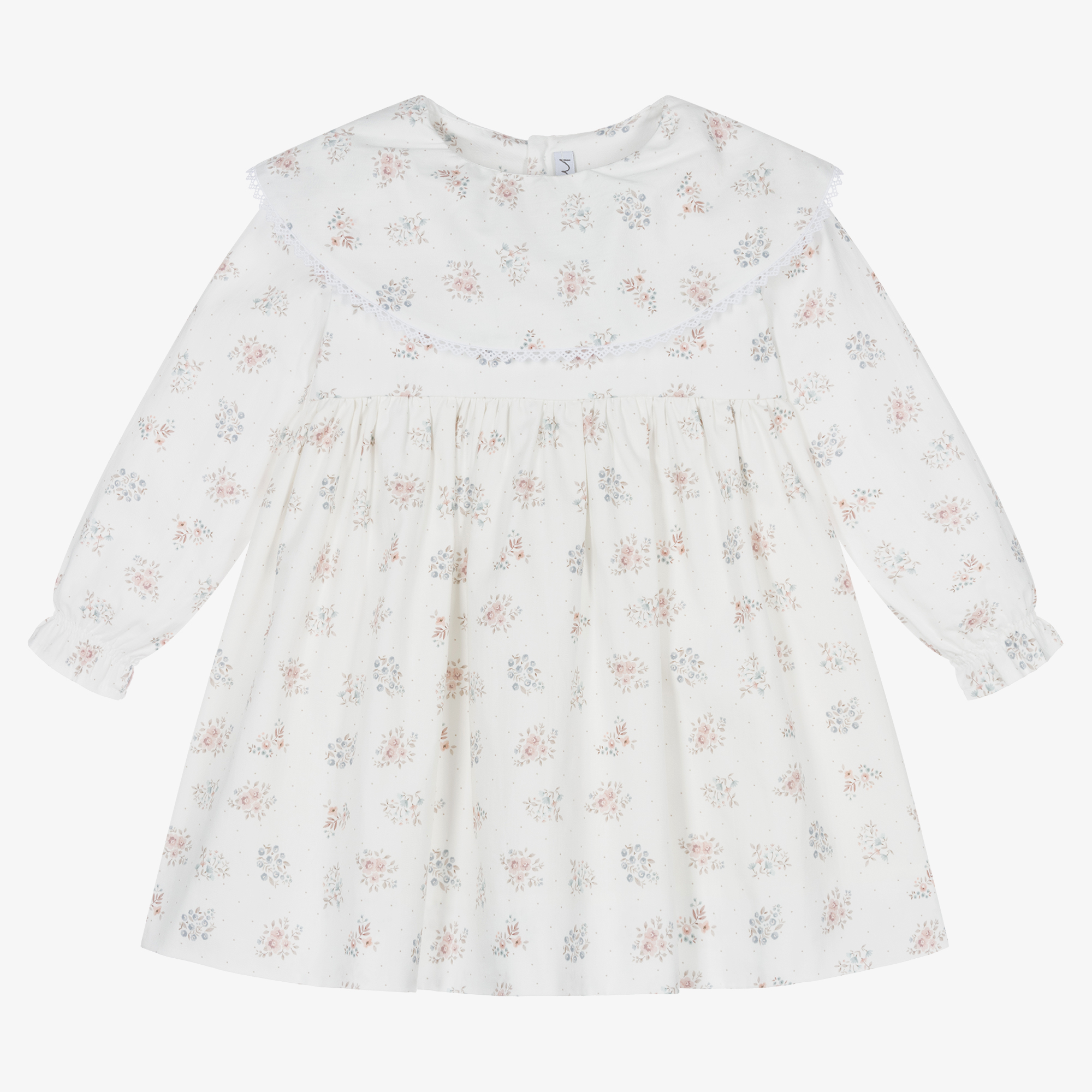 Mebi - White Lemon Print Dress | Childrensalon