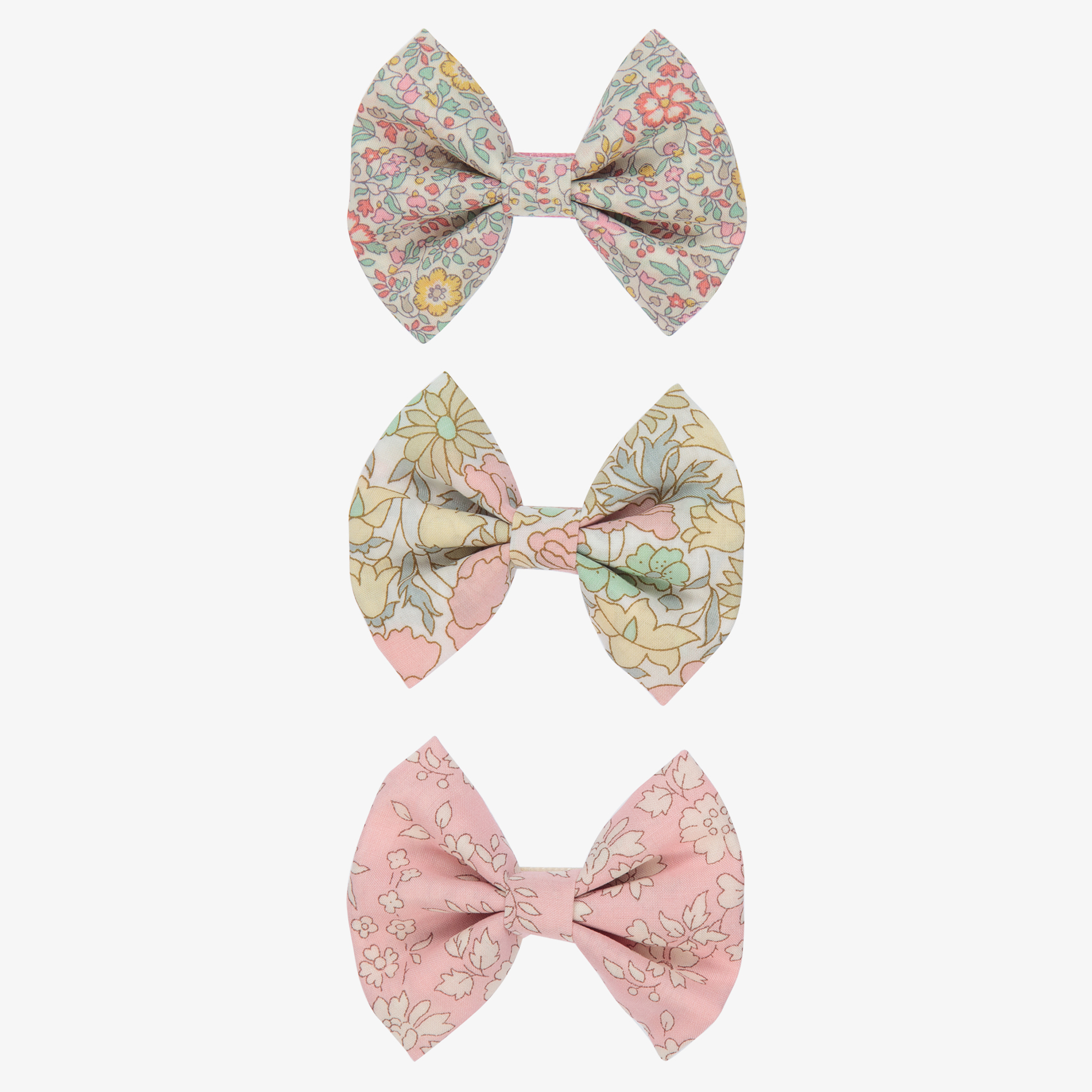 Milledeux - Liberty Bow Hair Clips (6cm) | Childrensalon