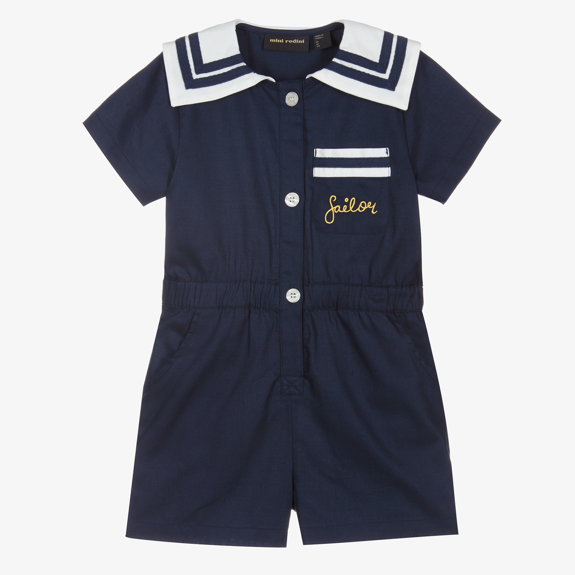 navy blue playsuit