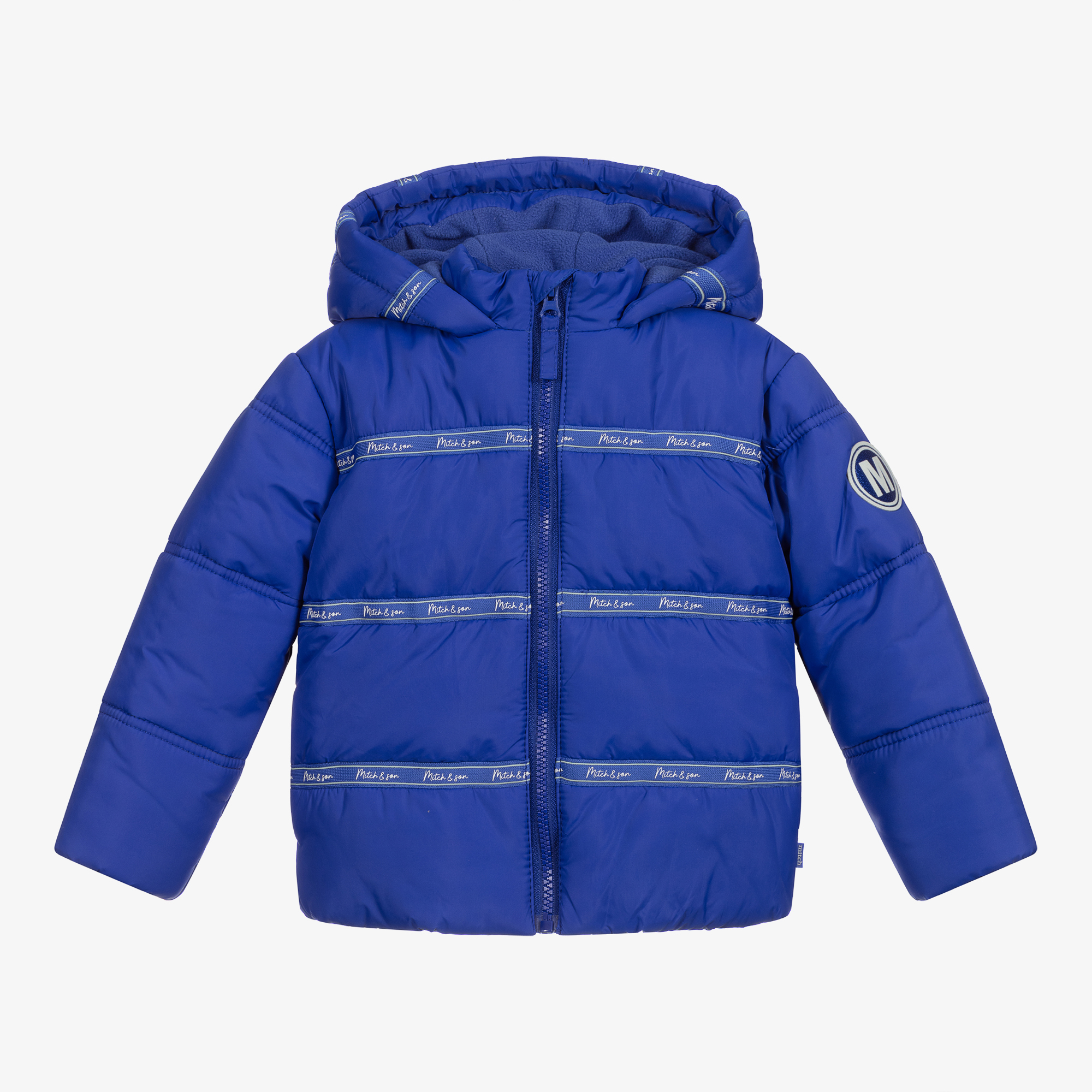 Mitch & Son - Boys Grey Puffer Gilet | Childrensalon