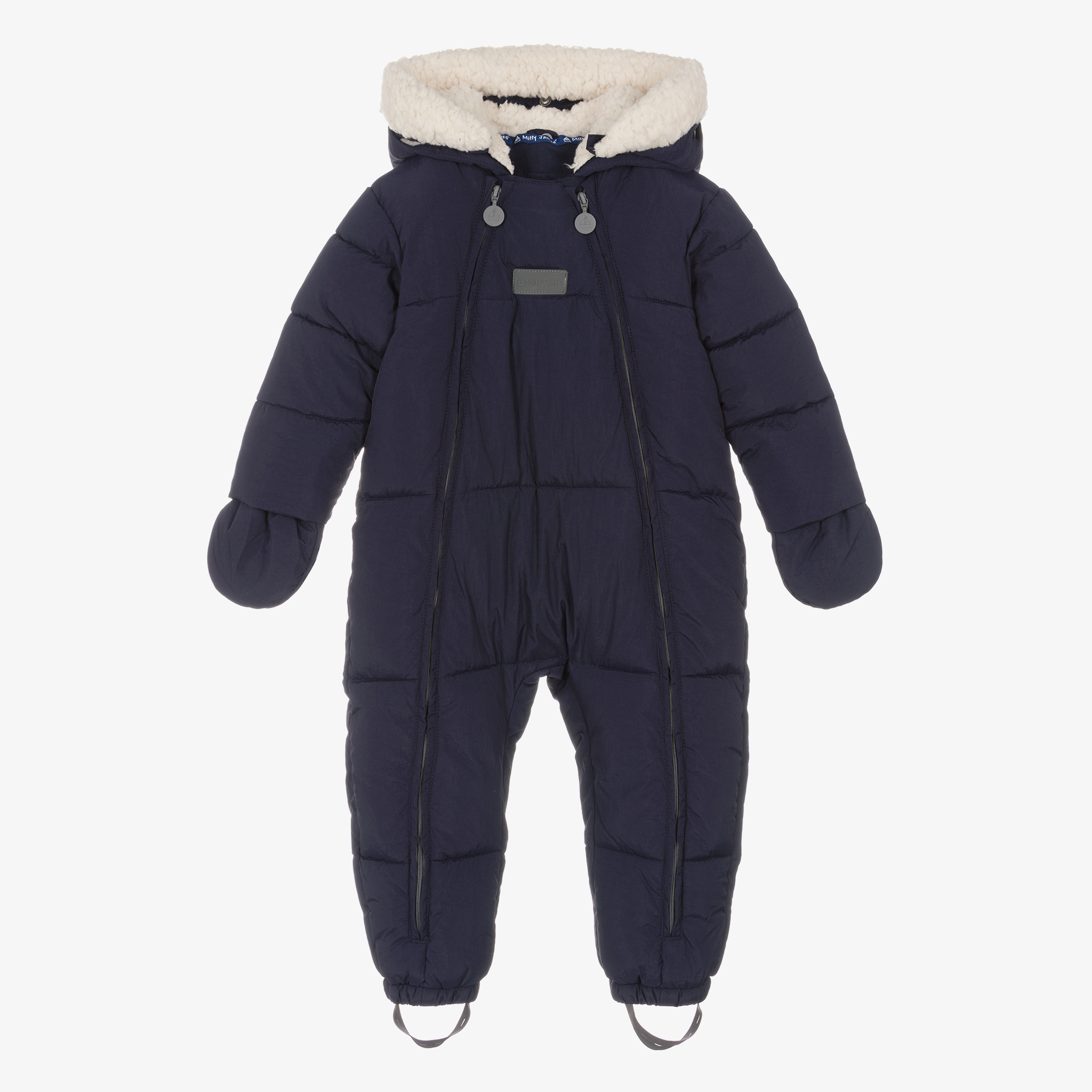 Emile Et Rose - Baby Girls Pale Pink Snowsuit | Childrensalon