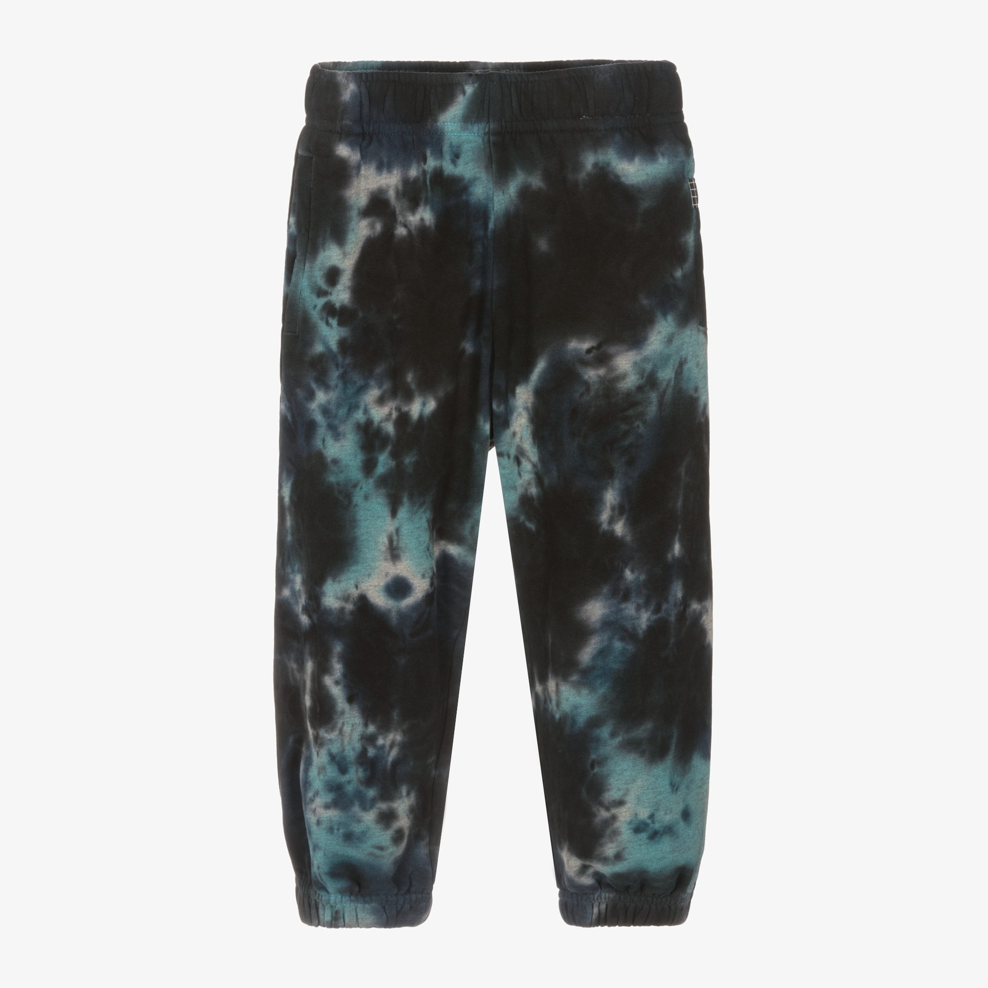 Molo Blue Tie Dye Organic Cotton Joggers Childrensalon