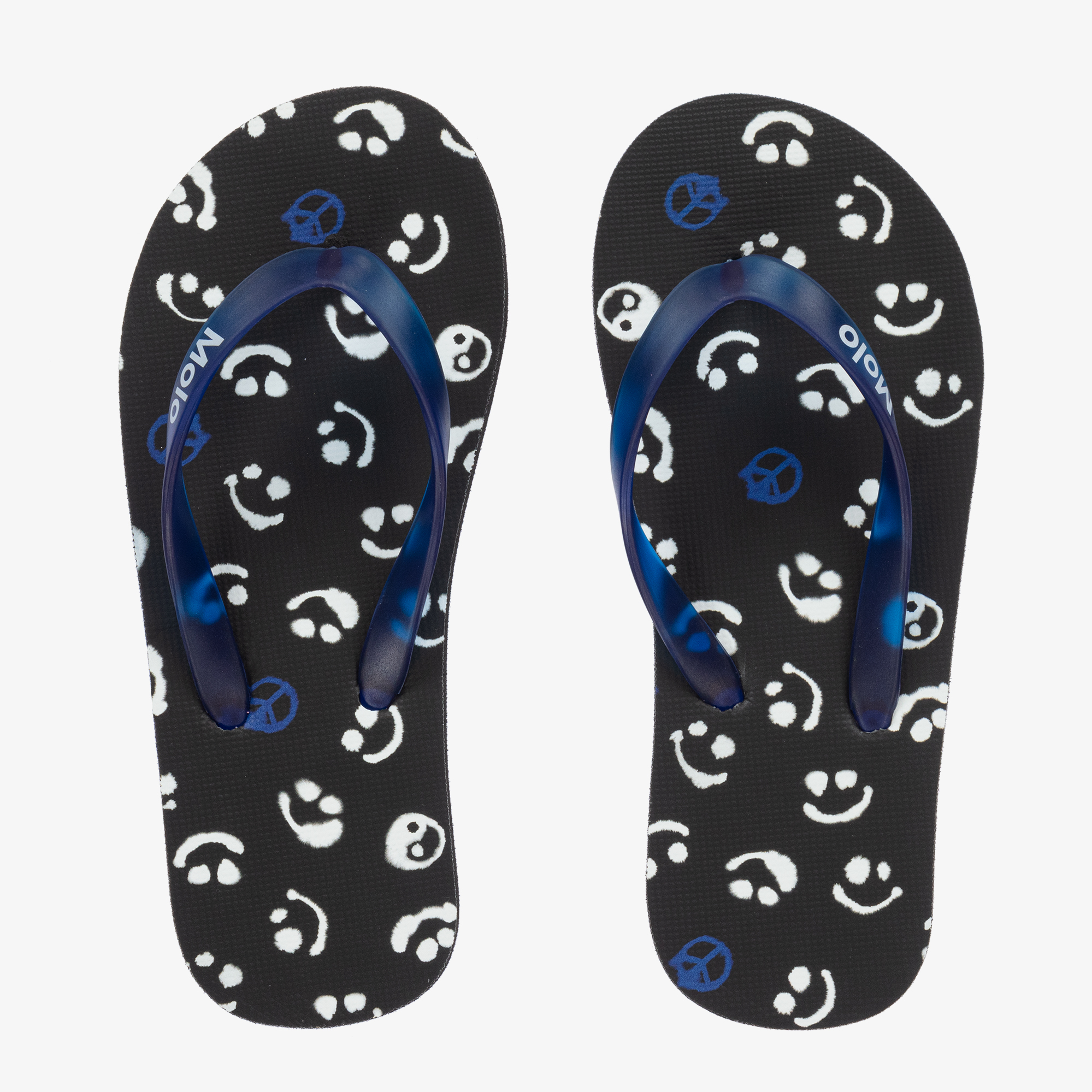 Boys black sale flip flops