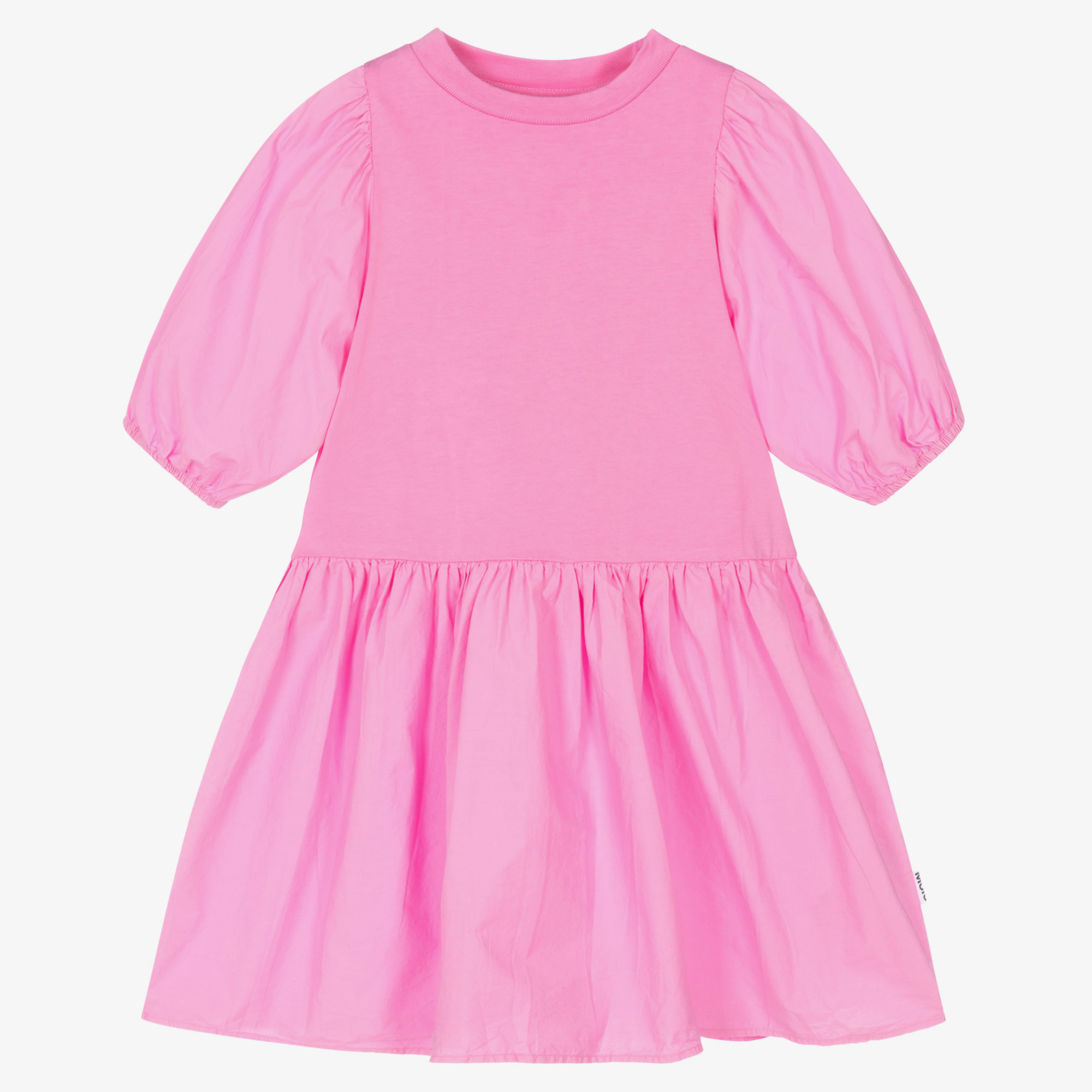 Molo - Girls Pink Floral Dress | Childrensalon