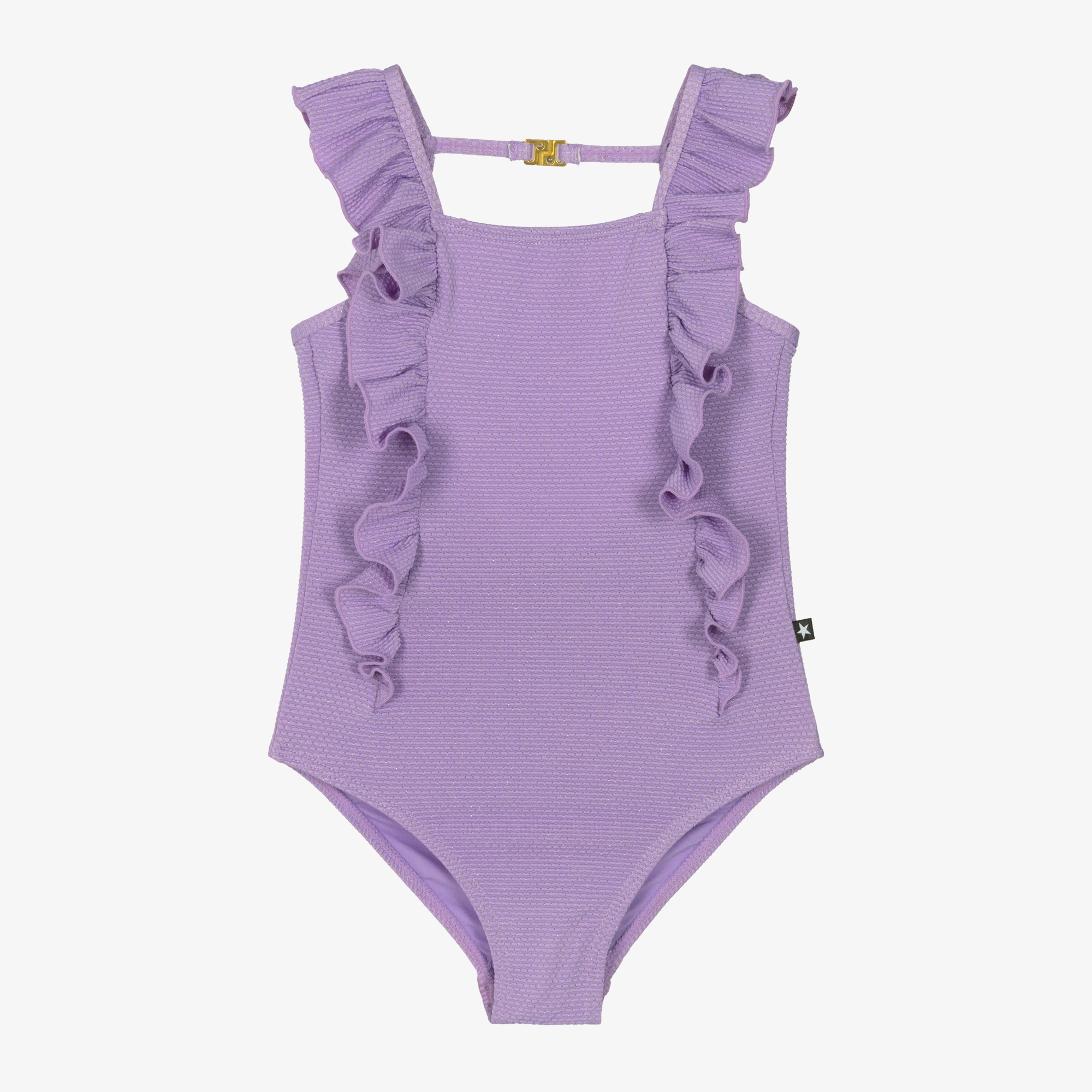 MERMAID Youth Girls Swimsuit, Purple Sparkle Printed Kids Young Swimwe –  Starcove Fashion