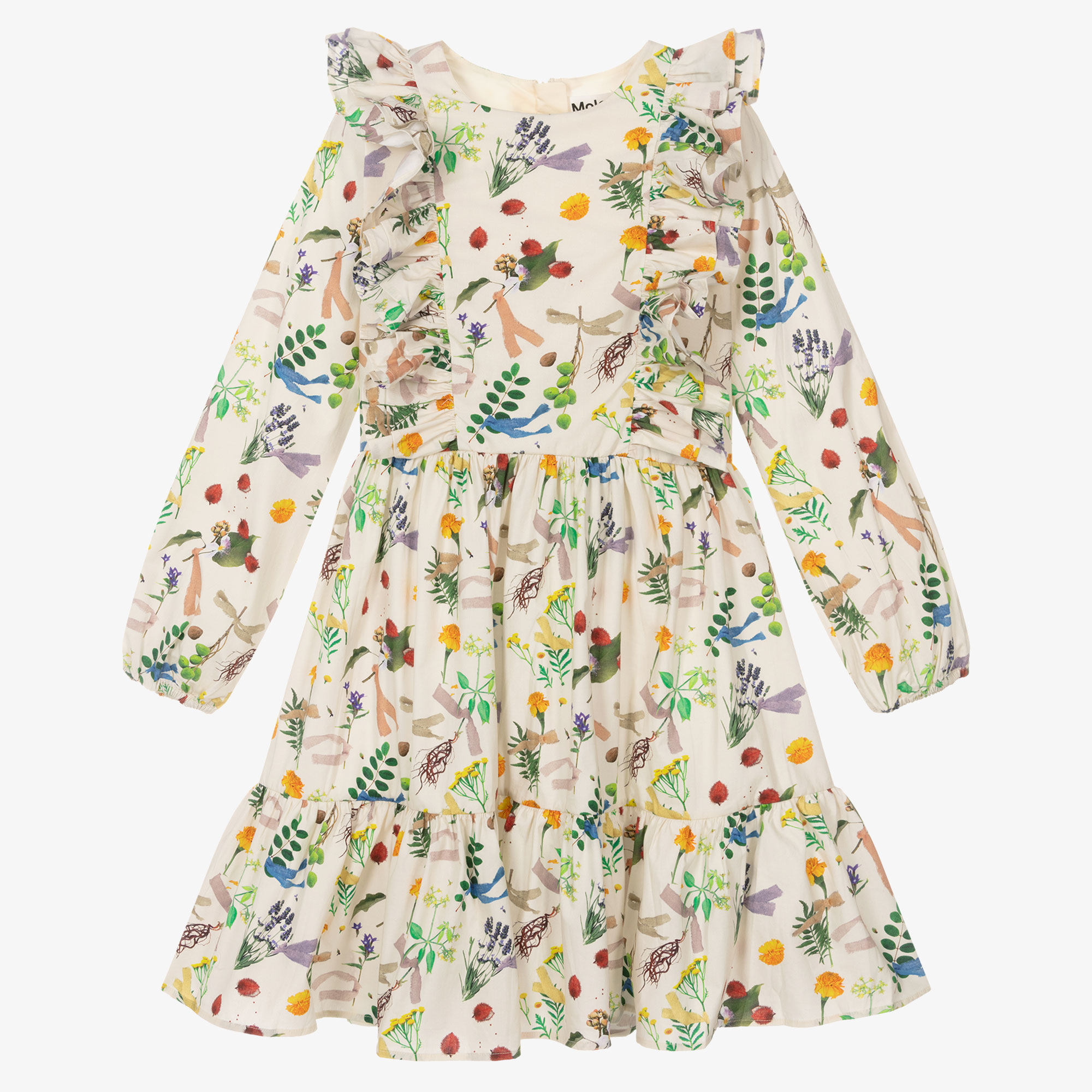 Molo - Grey Organic Cotton Dress | Childrensalon