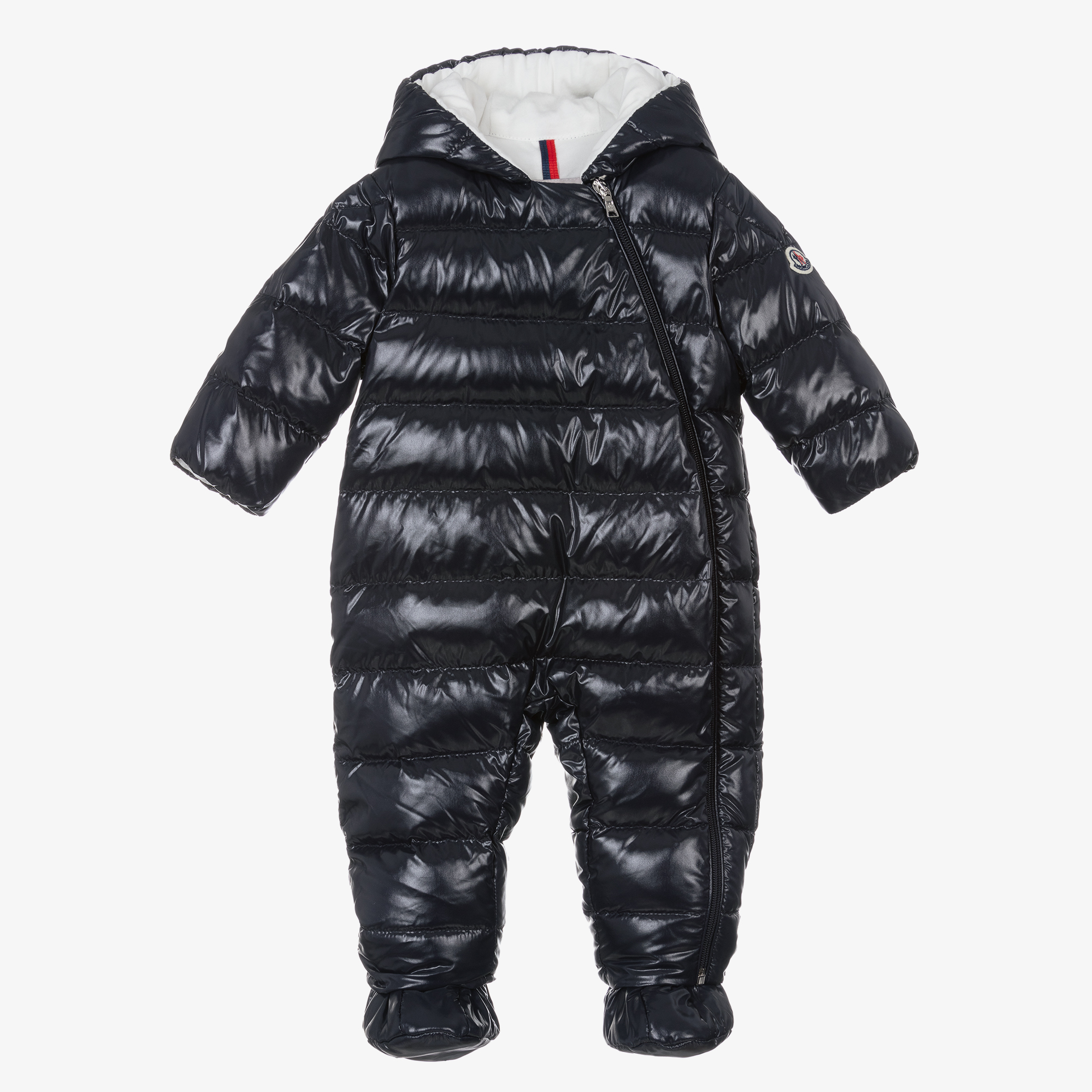 Moncler Enfant Blue Down Padded Indro Puffer Snowsuit Childrensalon