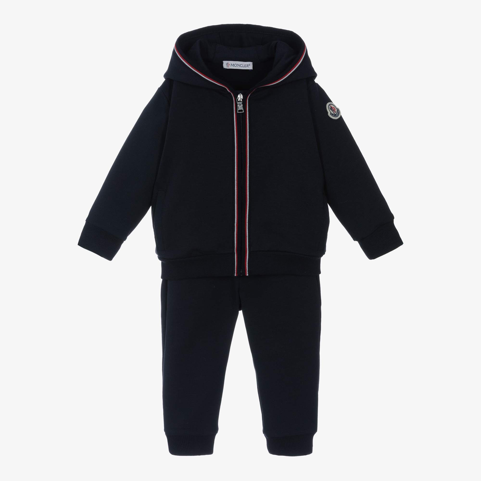 Blue shops moncler tracksuit