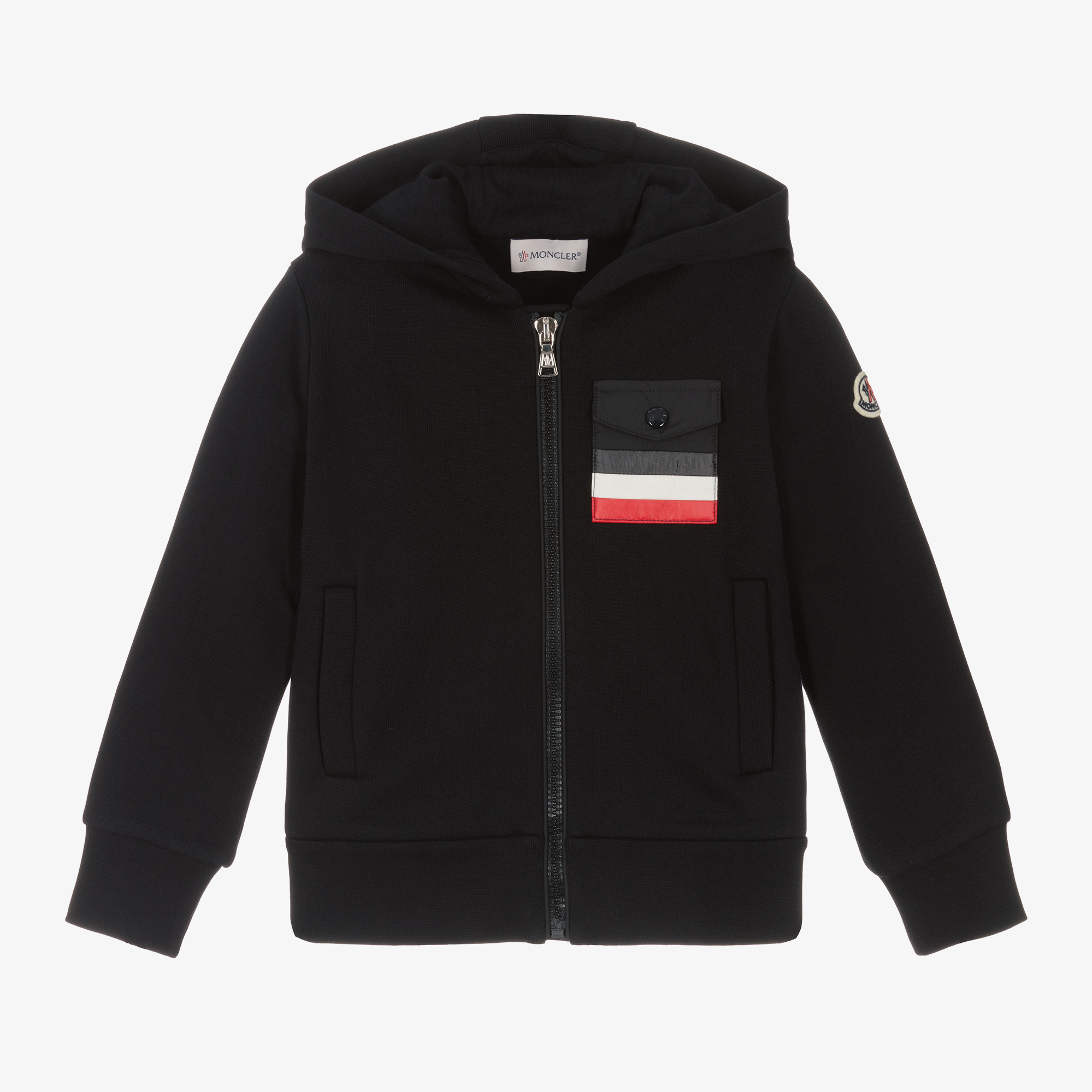 Moncler Boys outlet Full Zip Sweatshirt, Size 12