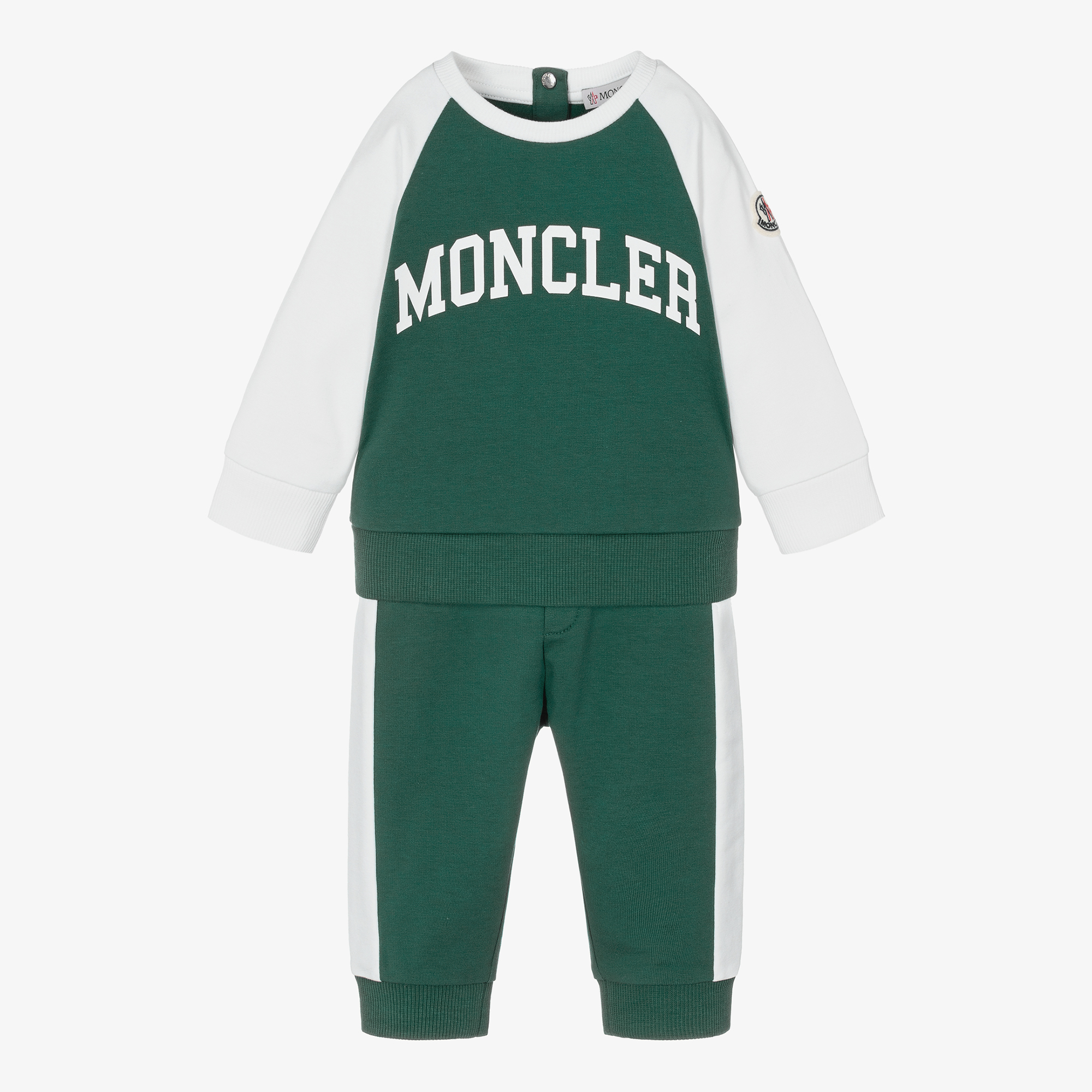 Green moncler shop tracksuit