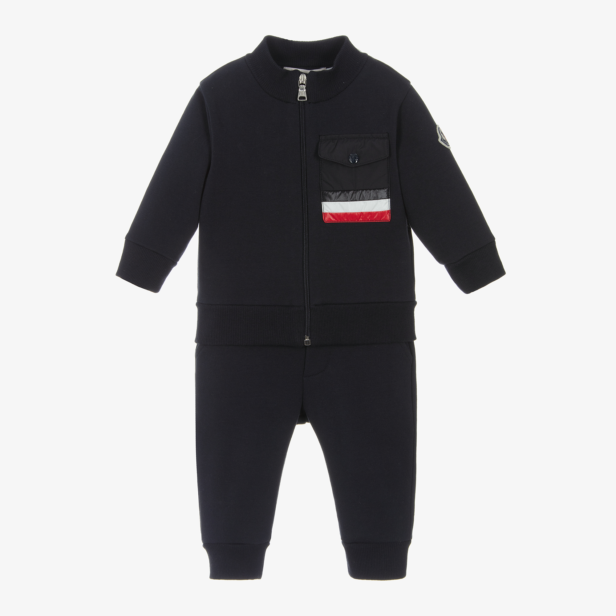 Blue moncler tracksuit best sale