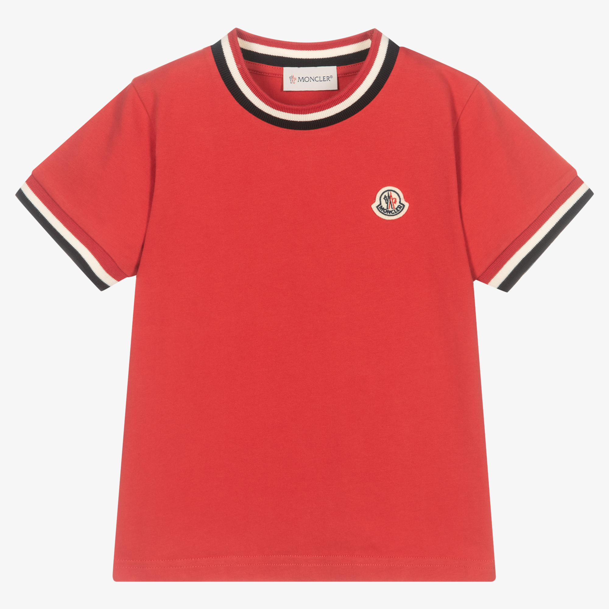 red moncler t shirt