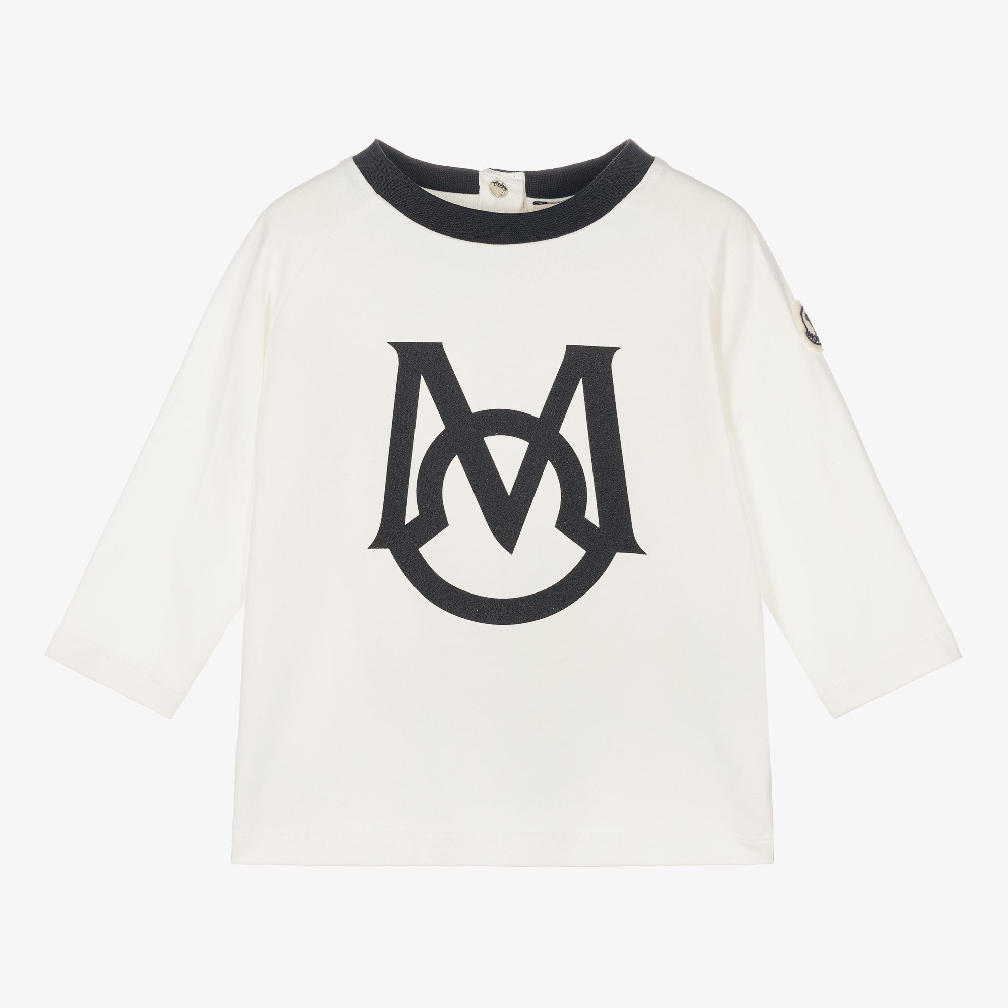 Moncler Enfant Baby Logo Long Sleeve T-Shirt