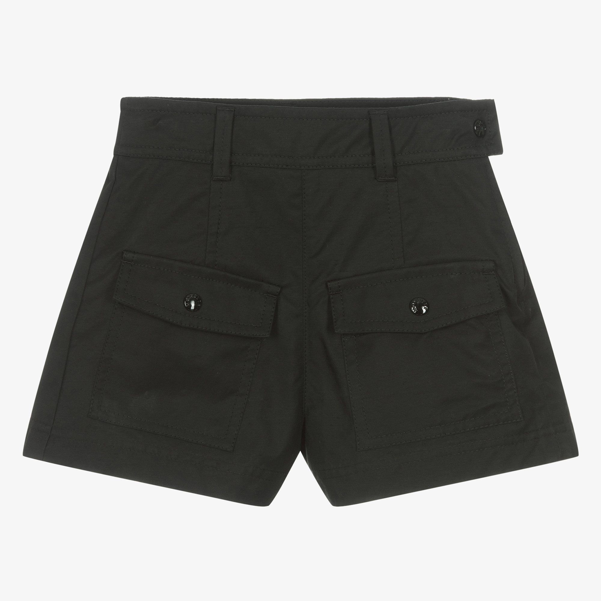 Black cotton shorts for girls best sale