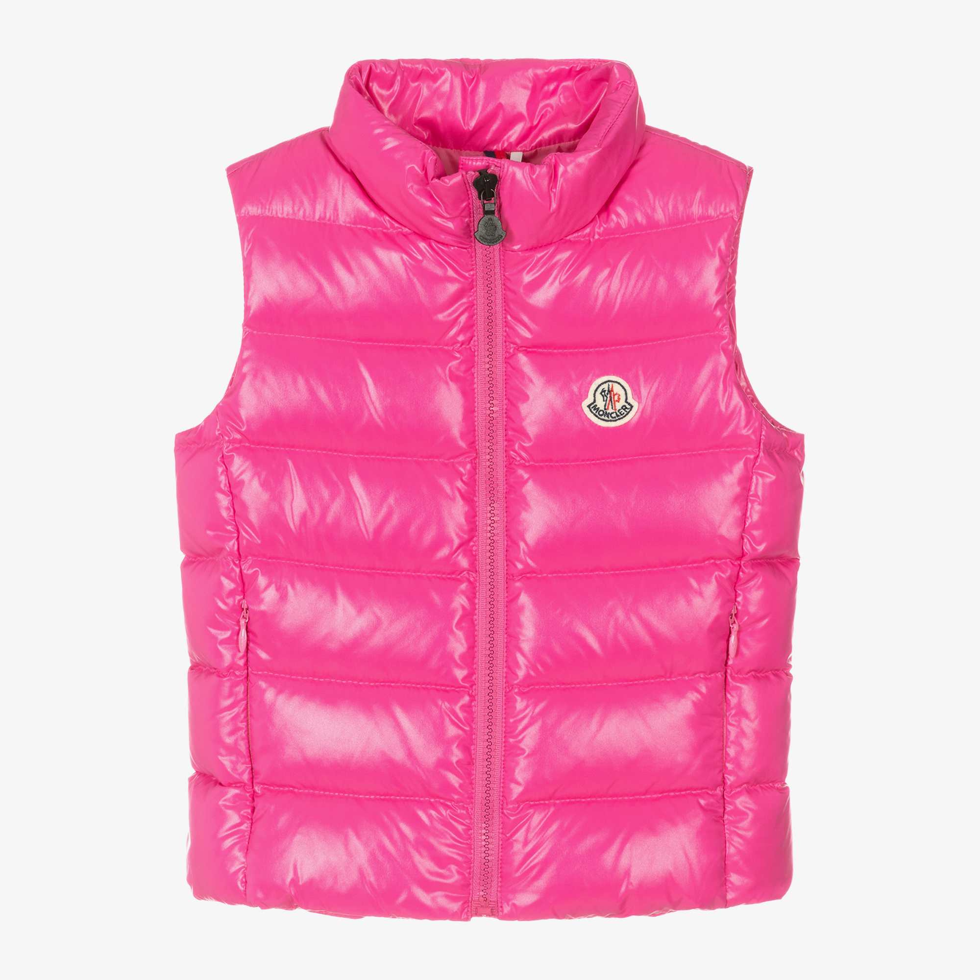 Moncler gilet pink hotsell