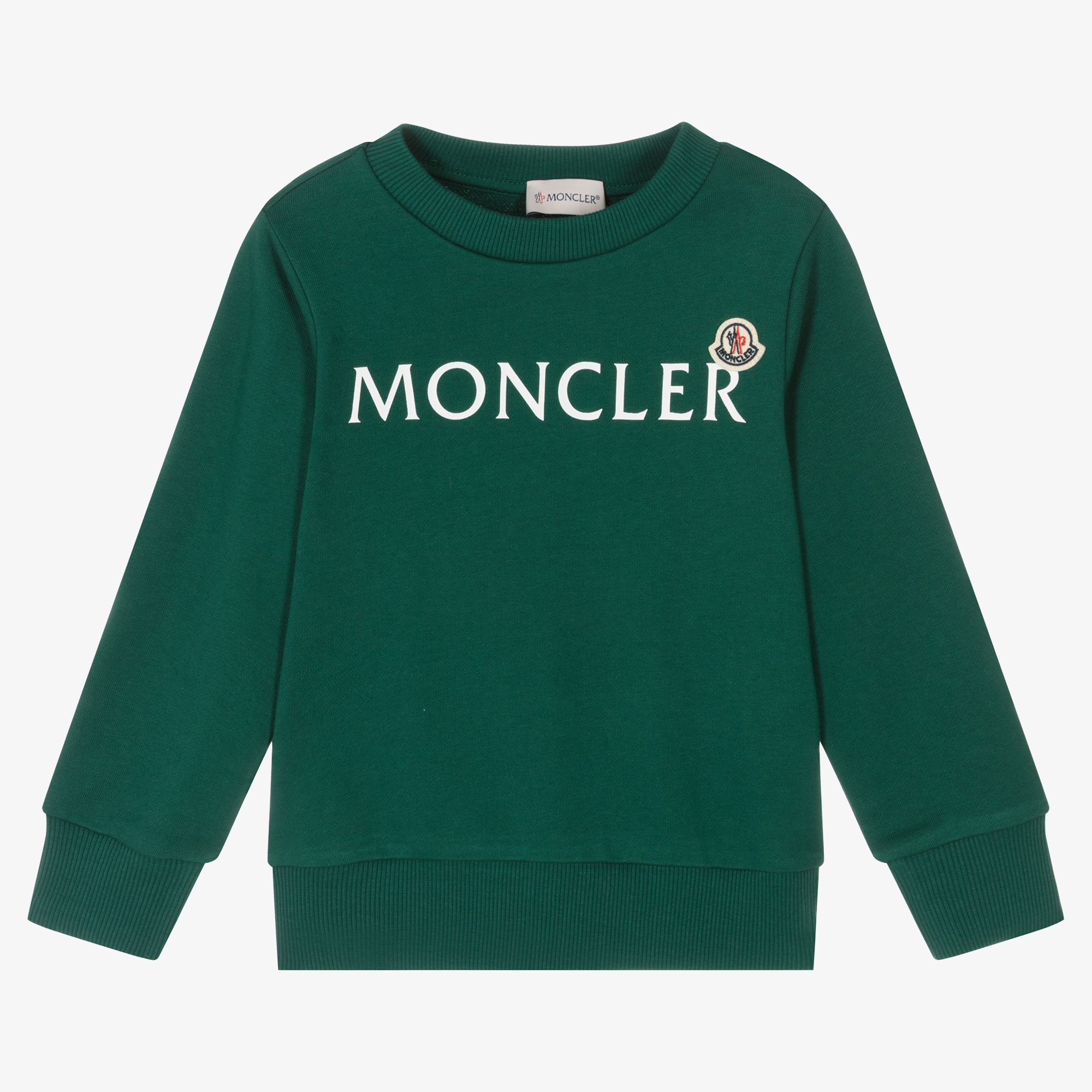 Moncler Enfant - Blue Knitted Wool Sweater | Childrensalon