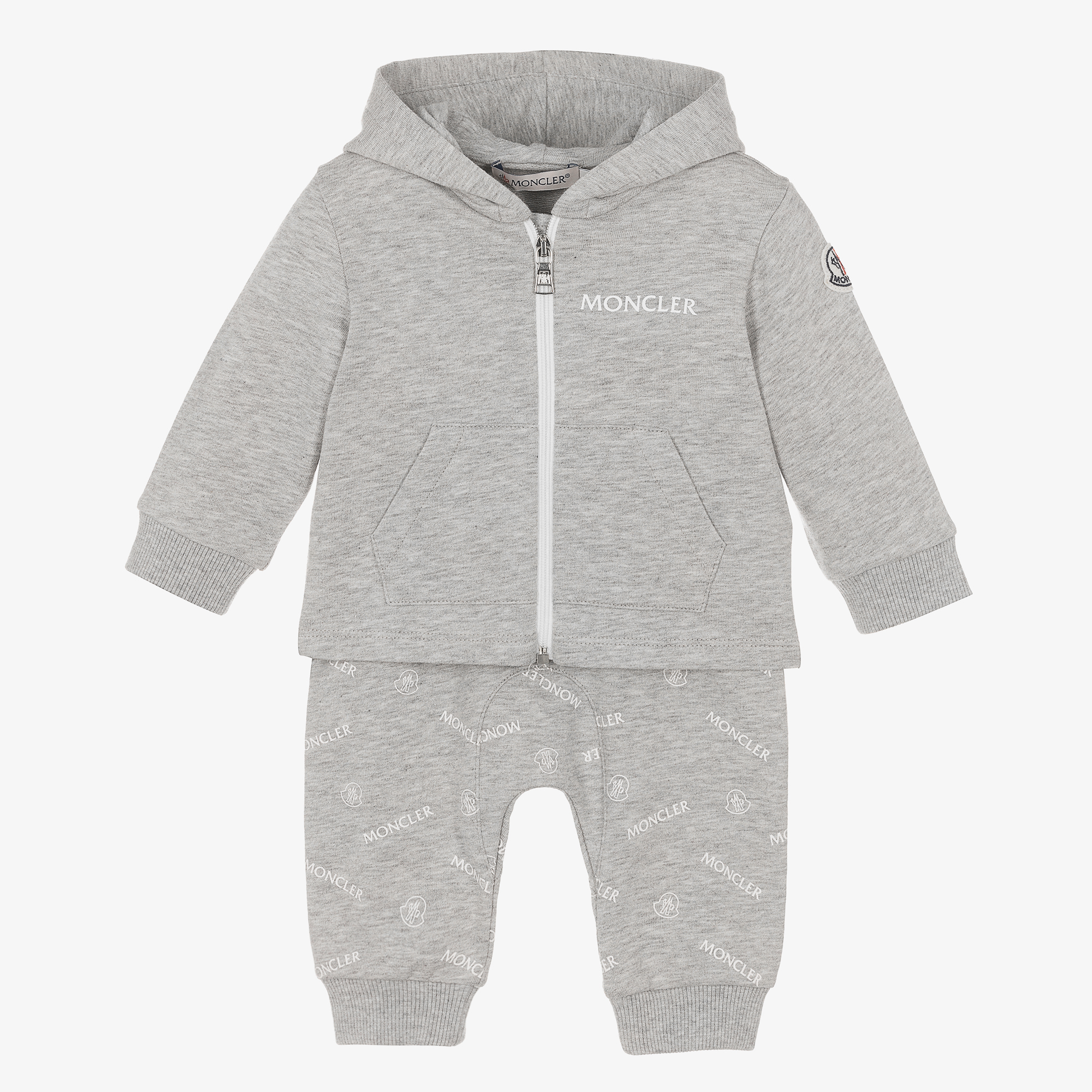 Baby grey store moncler tracksuit