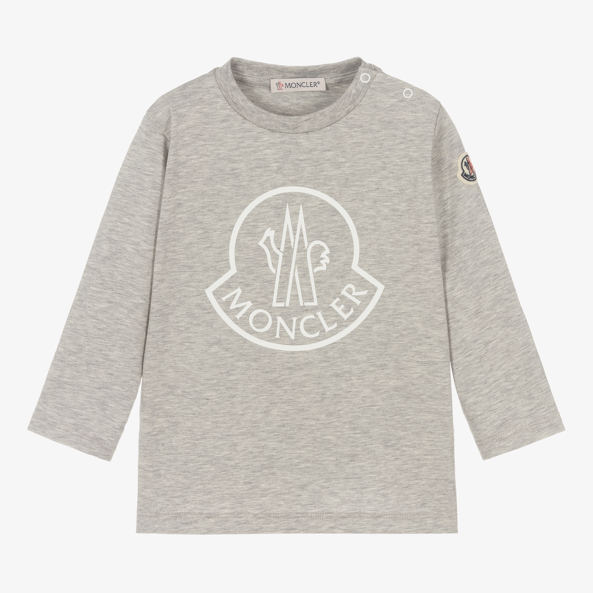 Moncler grey on sale t shirt