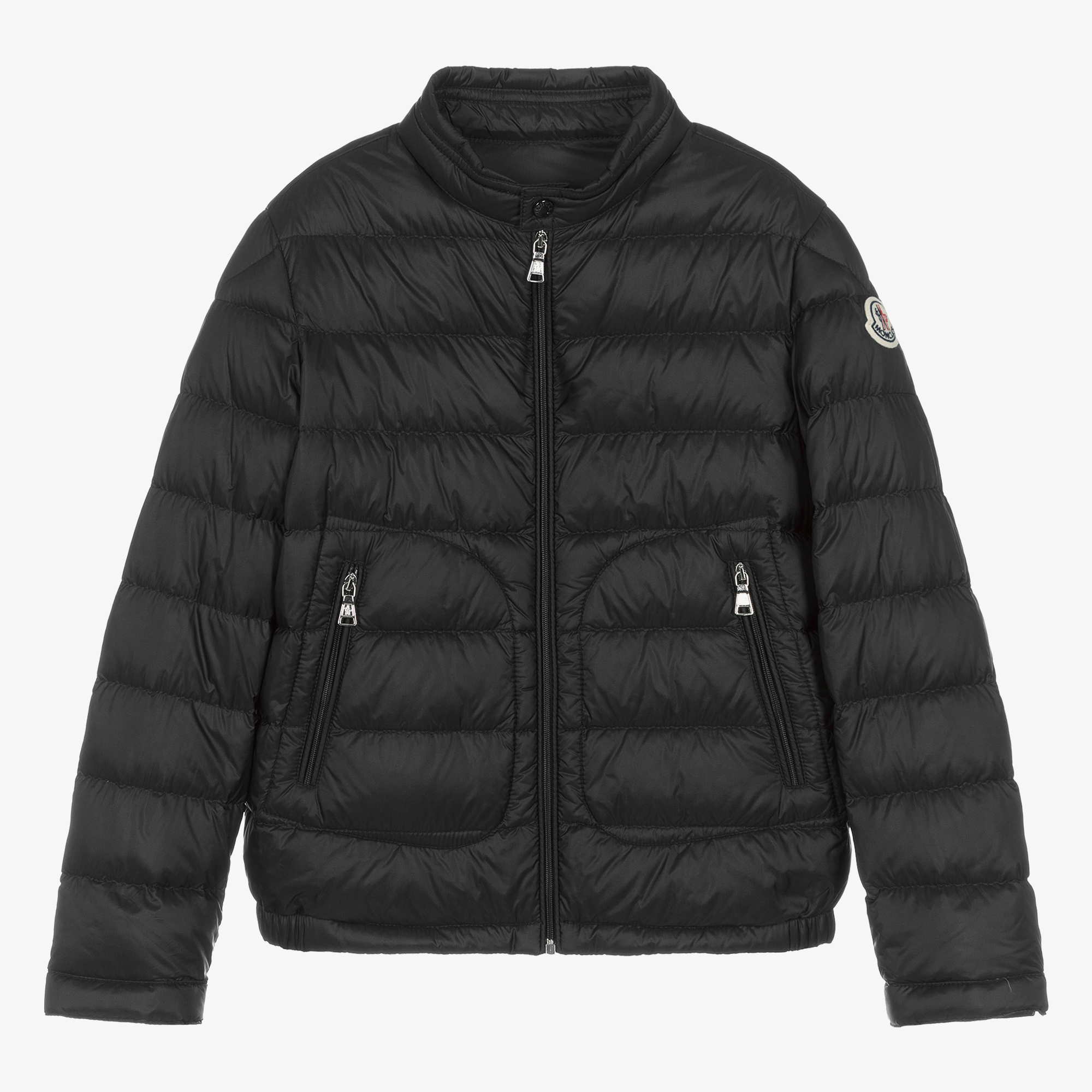 Moncler Enfant Teen Boys Black Down Padded Acorus Jacket