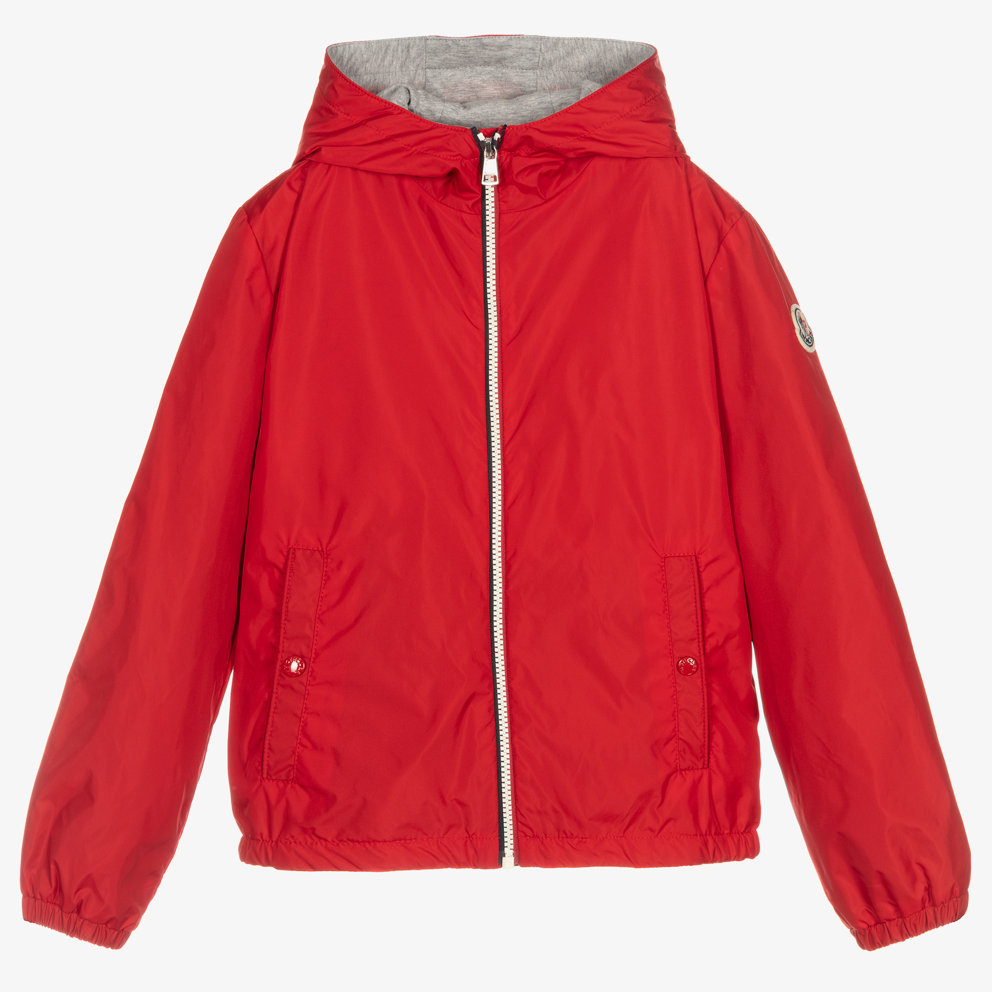 Moncler Enfant Teen Boys Red New Urville Hooded Jacket