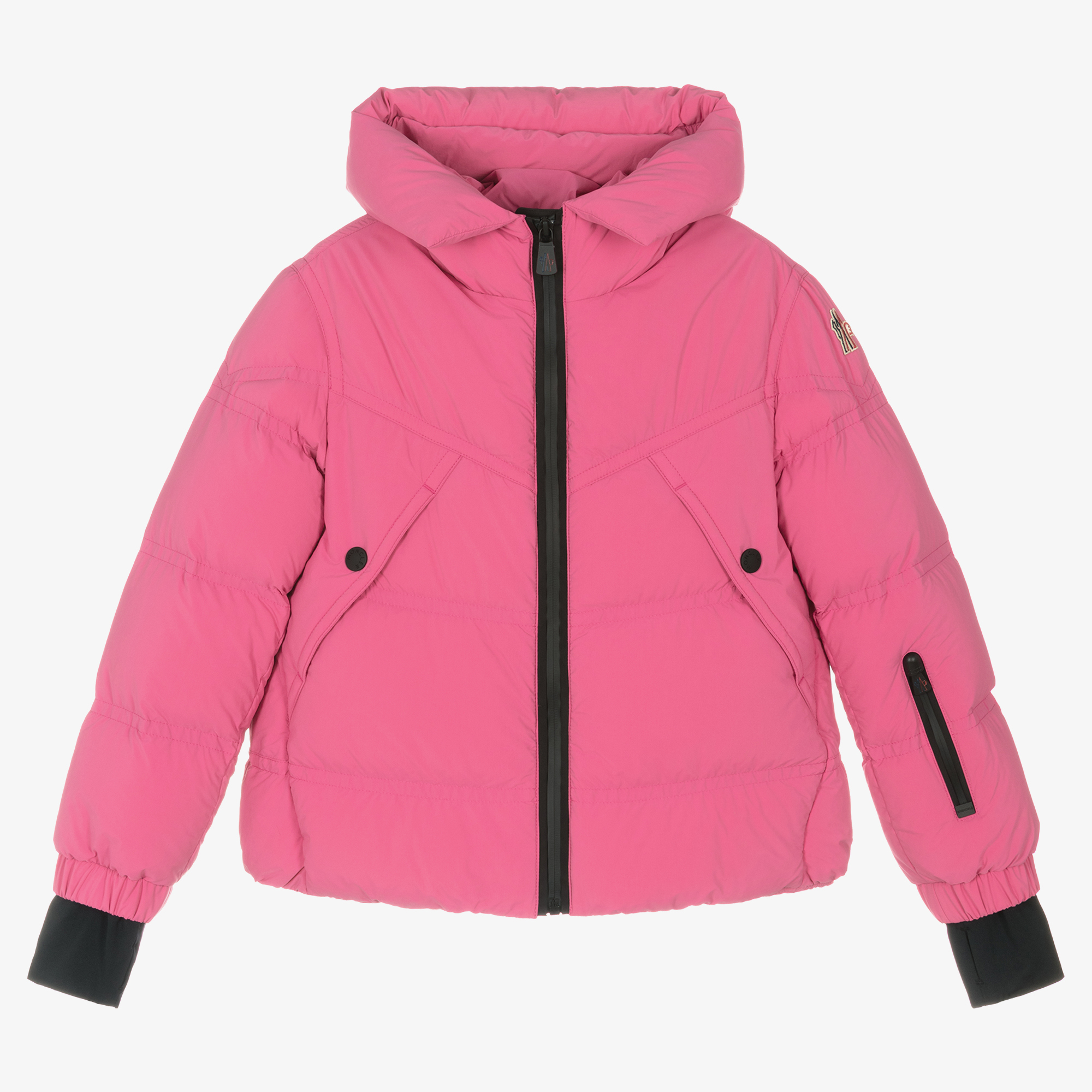 Moncler Enfant - Teen Girls Ivory Ski Jacket | Childrensalon