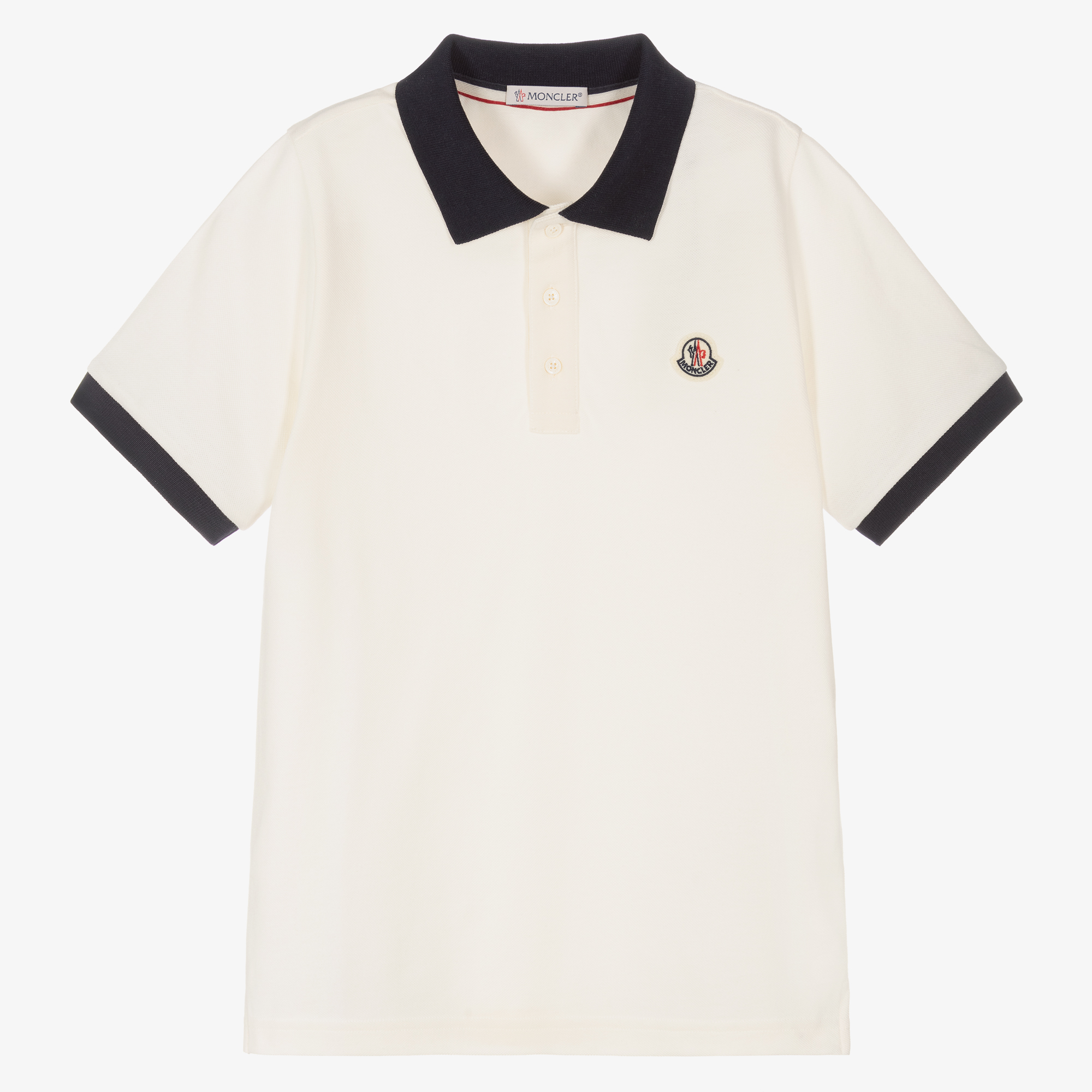 Moncler Enfant - Boys Cotton Polo Shirt | Childrensalon