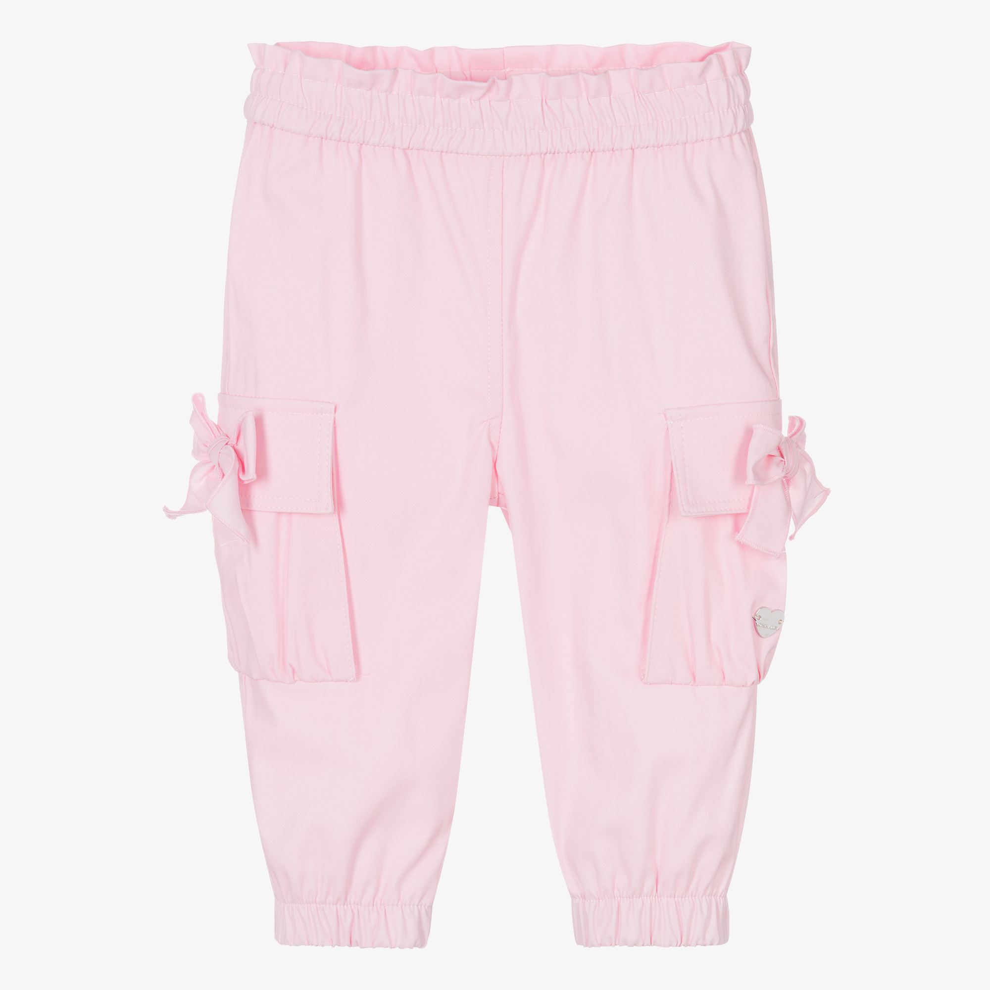 Cameo Rose Mid Pink High Waist Cargo Trousers | New Look